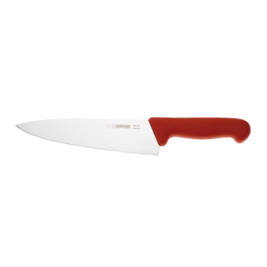 182412 GIESSER KITCHEN KNIFE RED HANDLE 20 CM