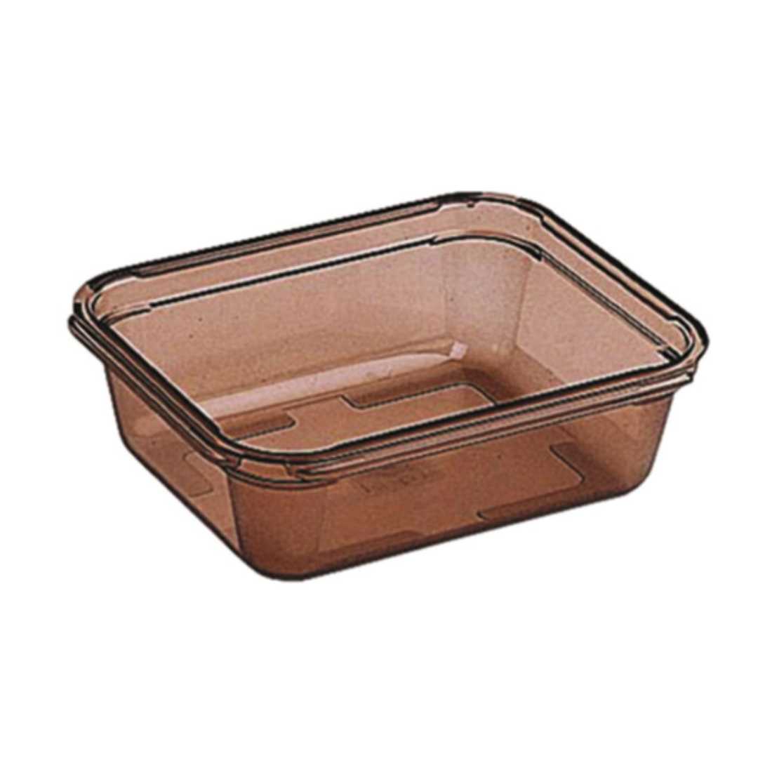 763115 ALTO PLUS GASTRONORM CONTAINER IN SMOKED COPOLYESTER - GN 1/2 DEPTH 15 CM