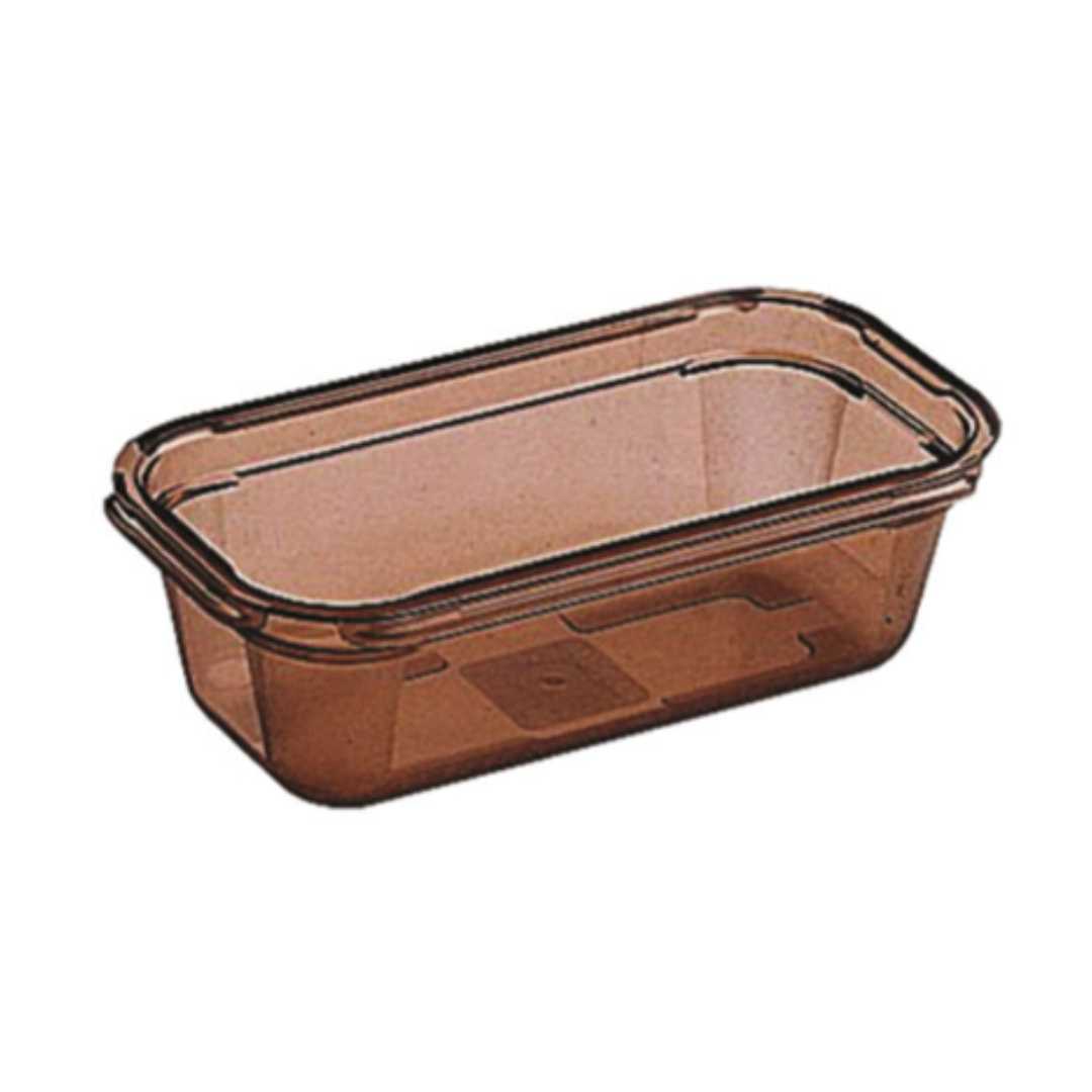 764115 ALTO PLUS GASTRONORM CONTAINER IN SMOKED COPOLYESTER - GN 1/3 DEPTH 15 CM