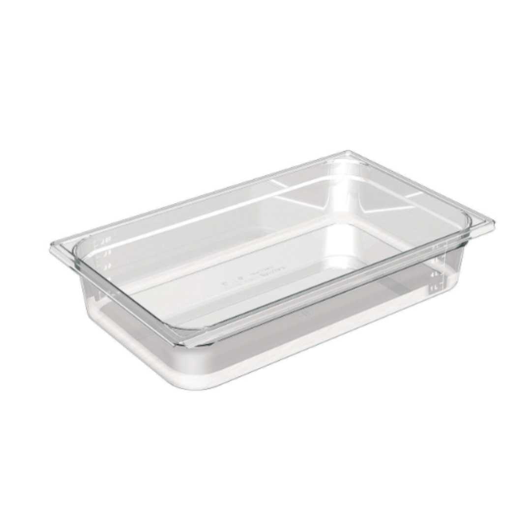 751115 CRISTAL PLUS COPOLYESTER GASTRONORM CONTAINER - GN 1/1 DEPTH 15 CM