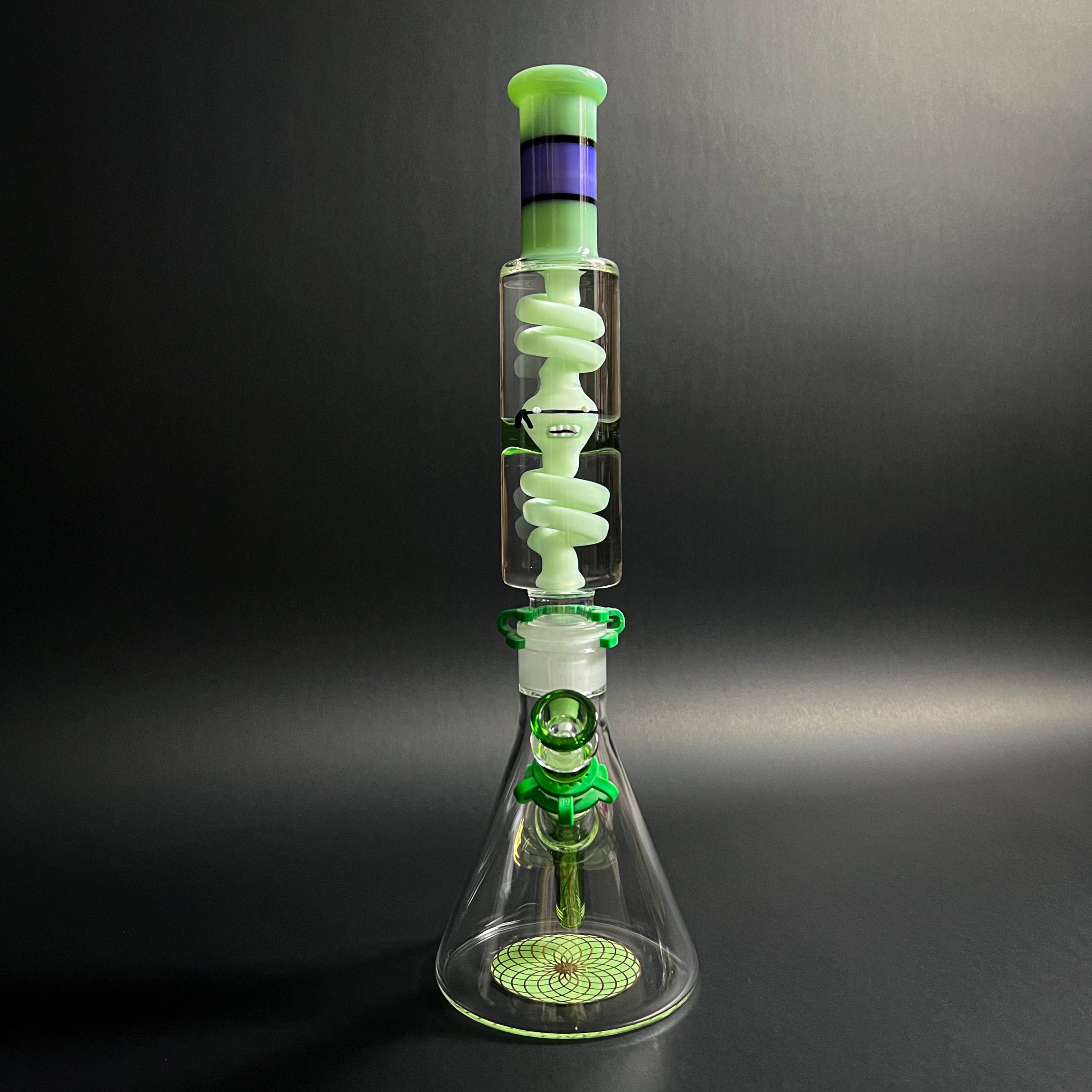 Phoenix Star Ninja Turtle Glycerin Coil Beaker Bong | 45 cm