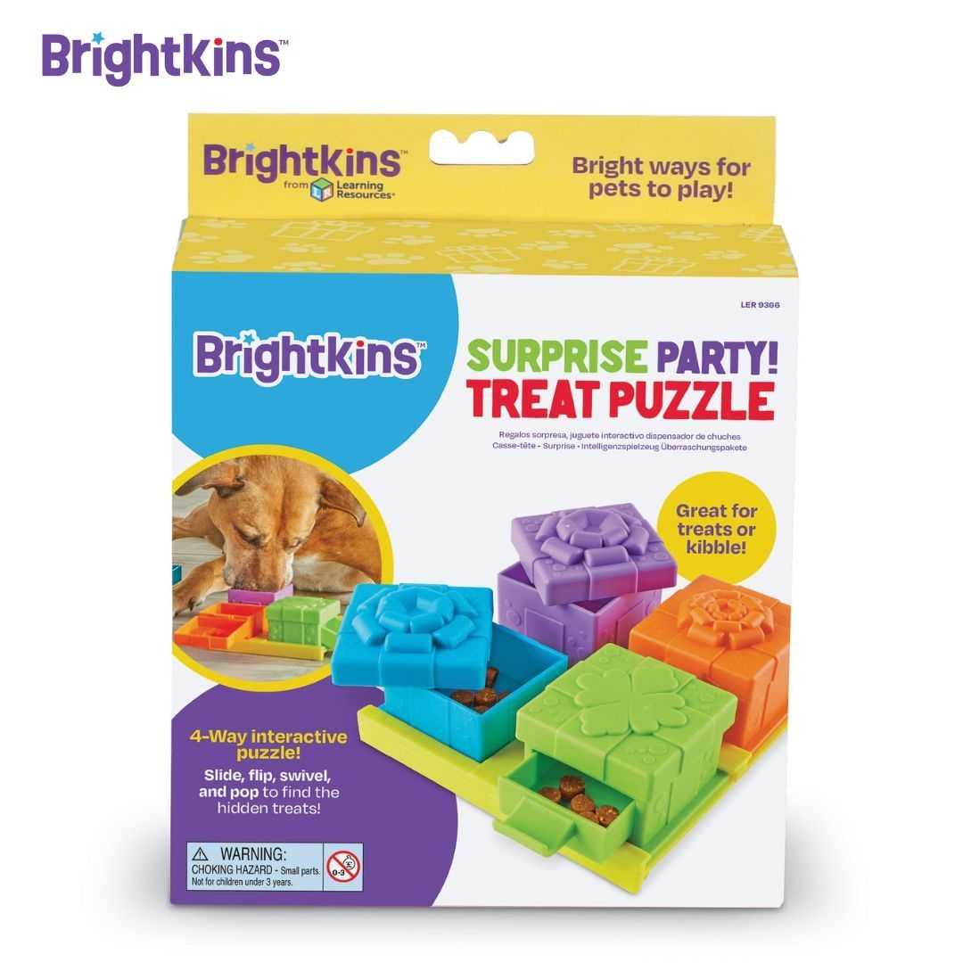 Brightkins Surprise Party! Treat Puzzle ของเล่นฝึกทักษะ กล่องของขวัญปริศนา