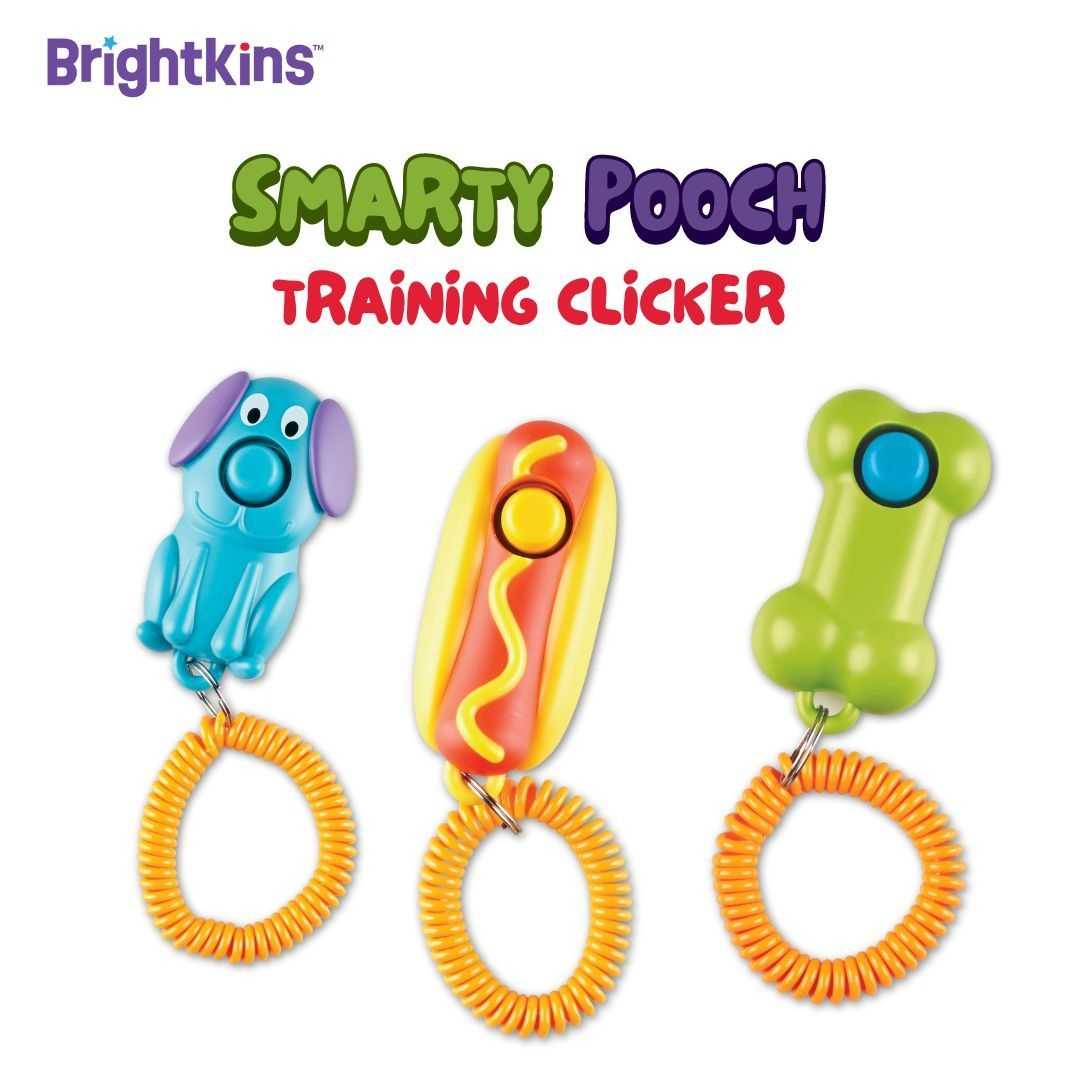 Brightkins Smarty Pooch Training Clickers Doggy / Hot Dog / Bone คลิกเกอร์ สำหรับฝึกสุนัข