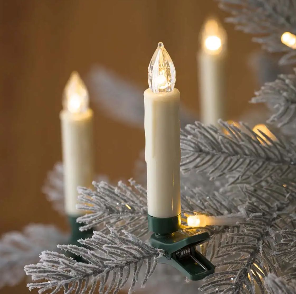 Clip-On Christmas Tree Candle Lights