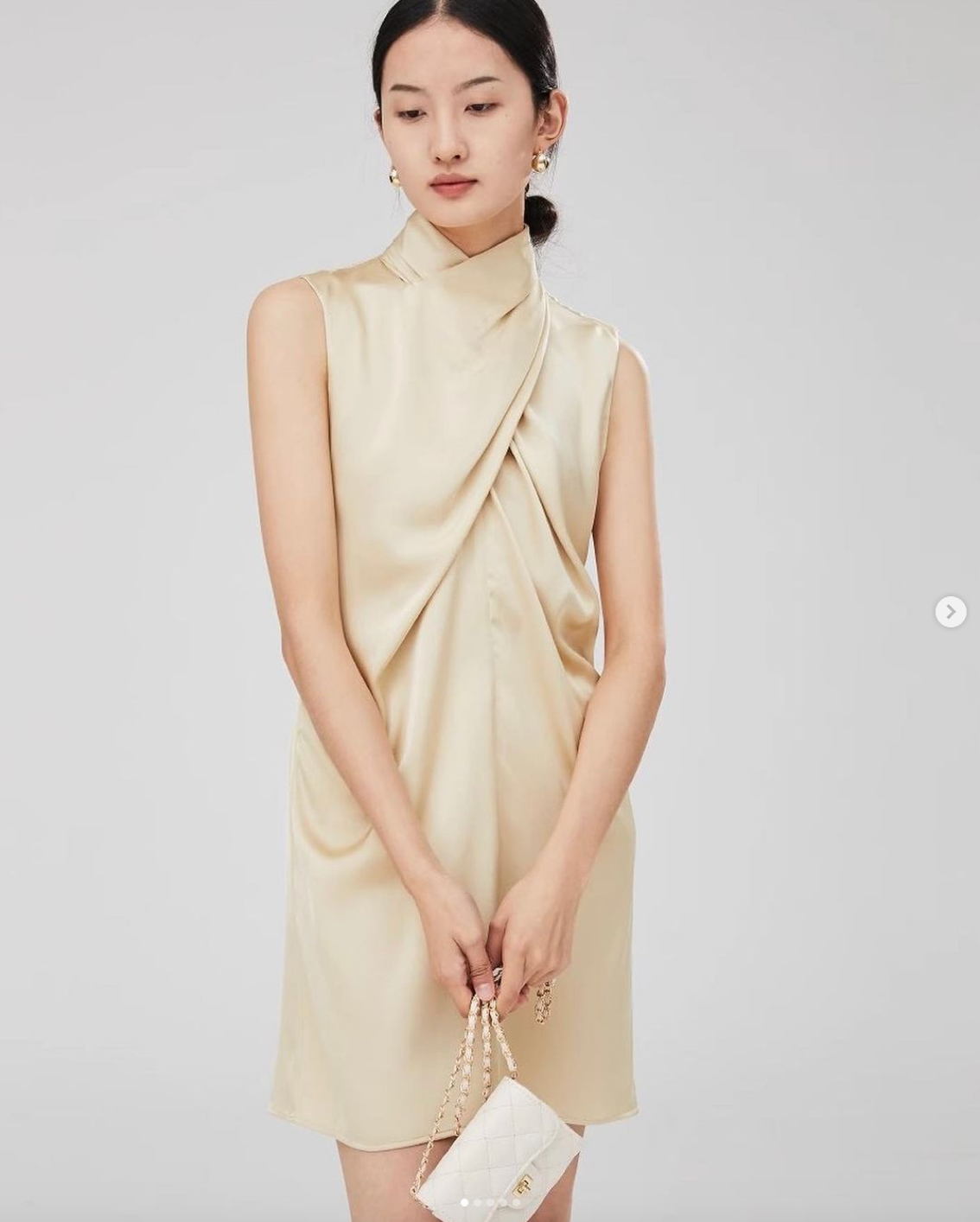 พร้อมส่ง ASAYA2268 Satin Silk Everyday Shirt