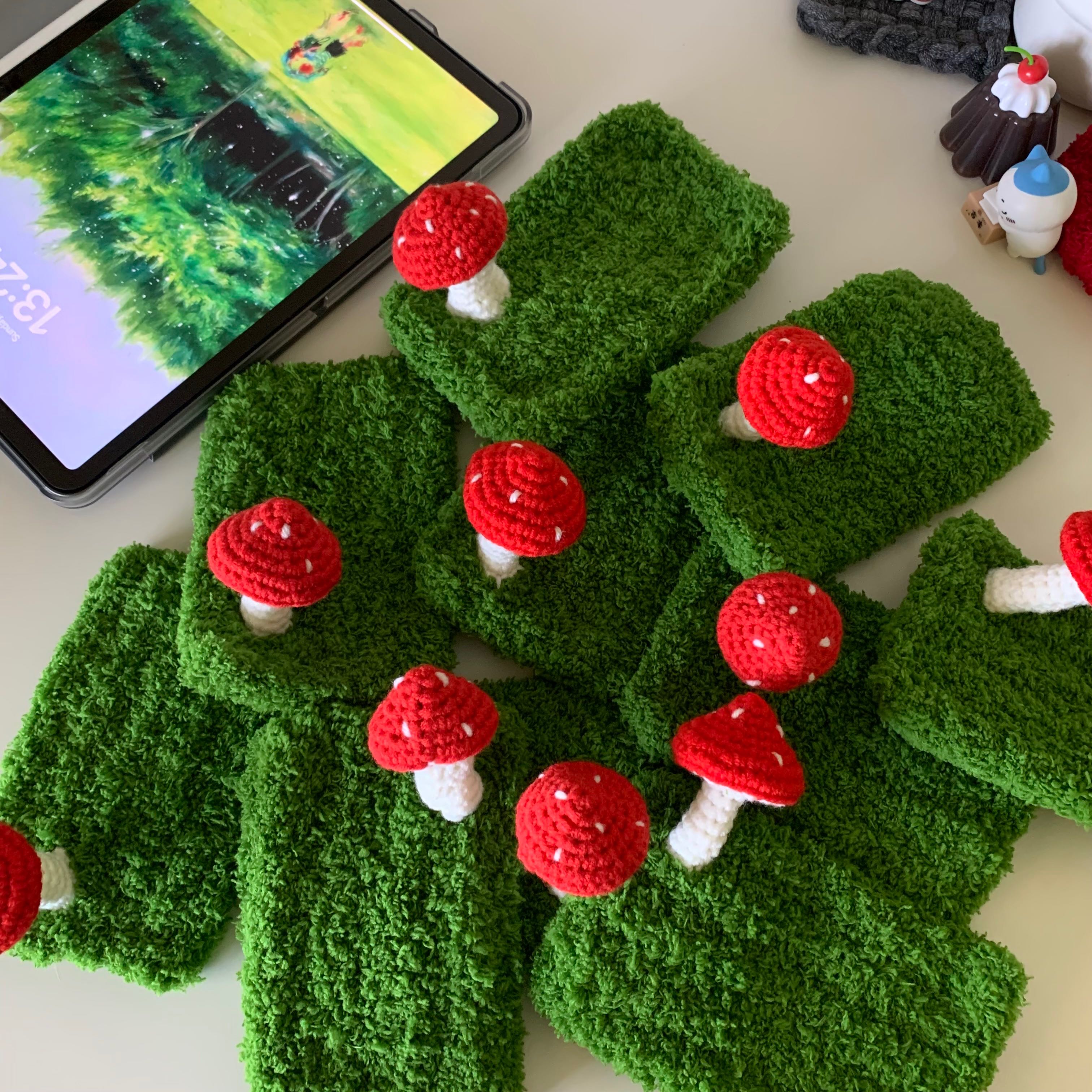 grass & mushroom coaster 