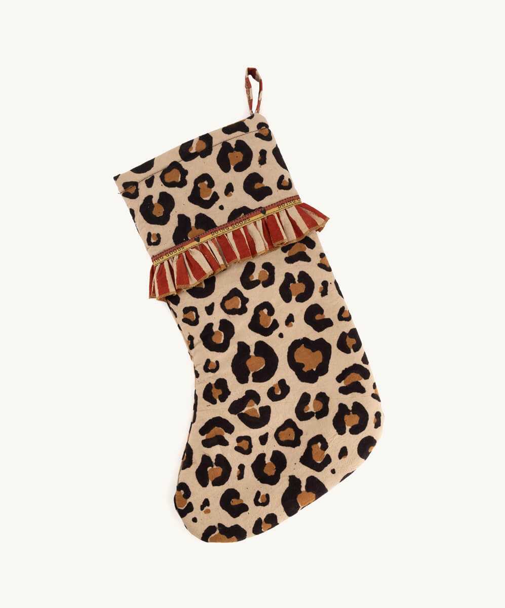 [Stocking] Leopard Christmas Stocking