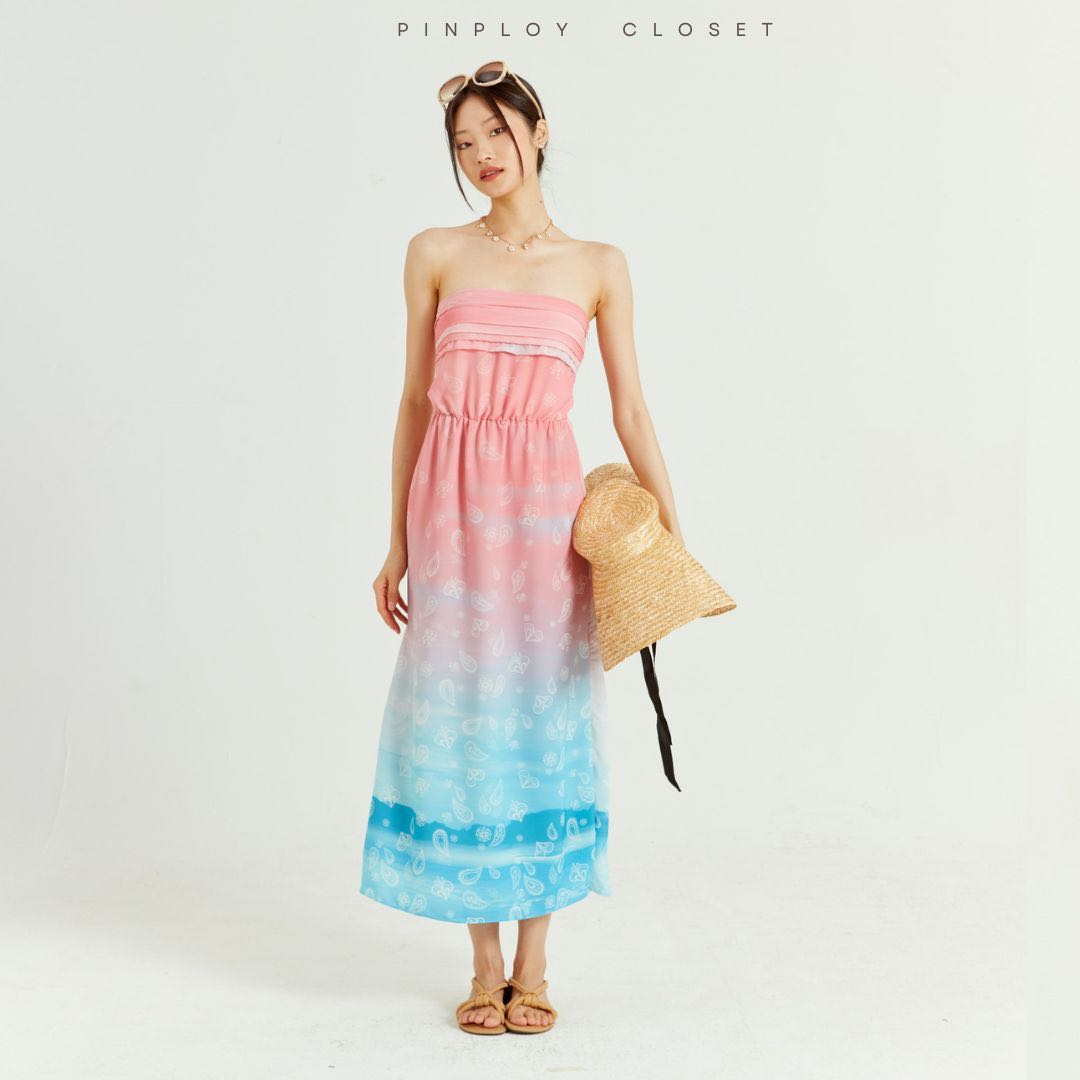 FREEDOMLY STRAPLESS DRESS (พร้อมส่ง) - PINPLOY CLOSET