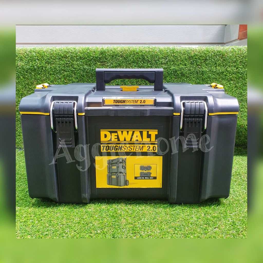 DEWALT กล่องเครื่องมือช่าง พลาสติก รุ่น DWST83294-1 ขนาด 22 นิ้ว กันน้ำและฝุ่น กล่องเครื่องมือช่าง