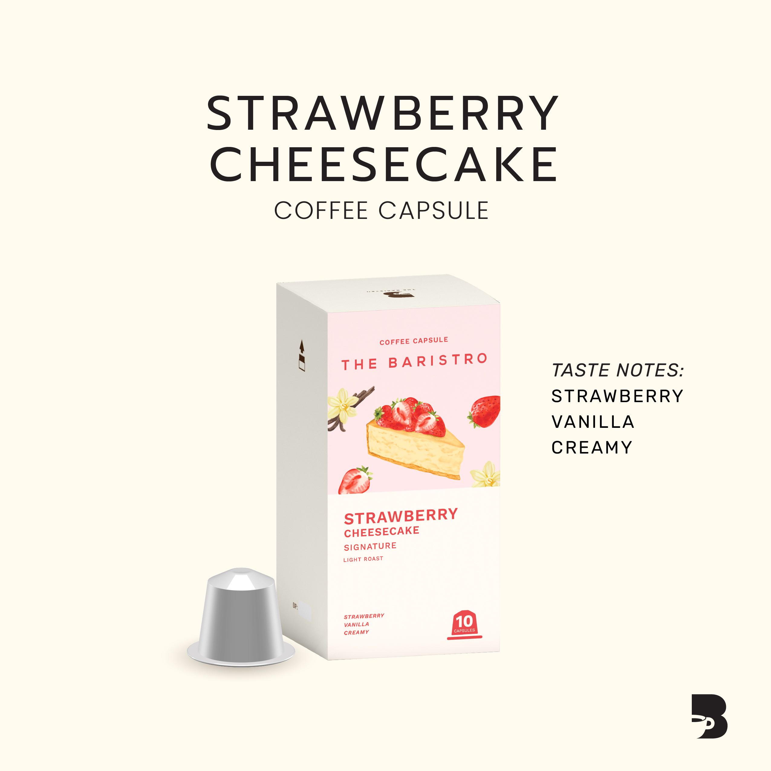 Strawberry Cheesecake Coffee Capsule