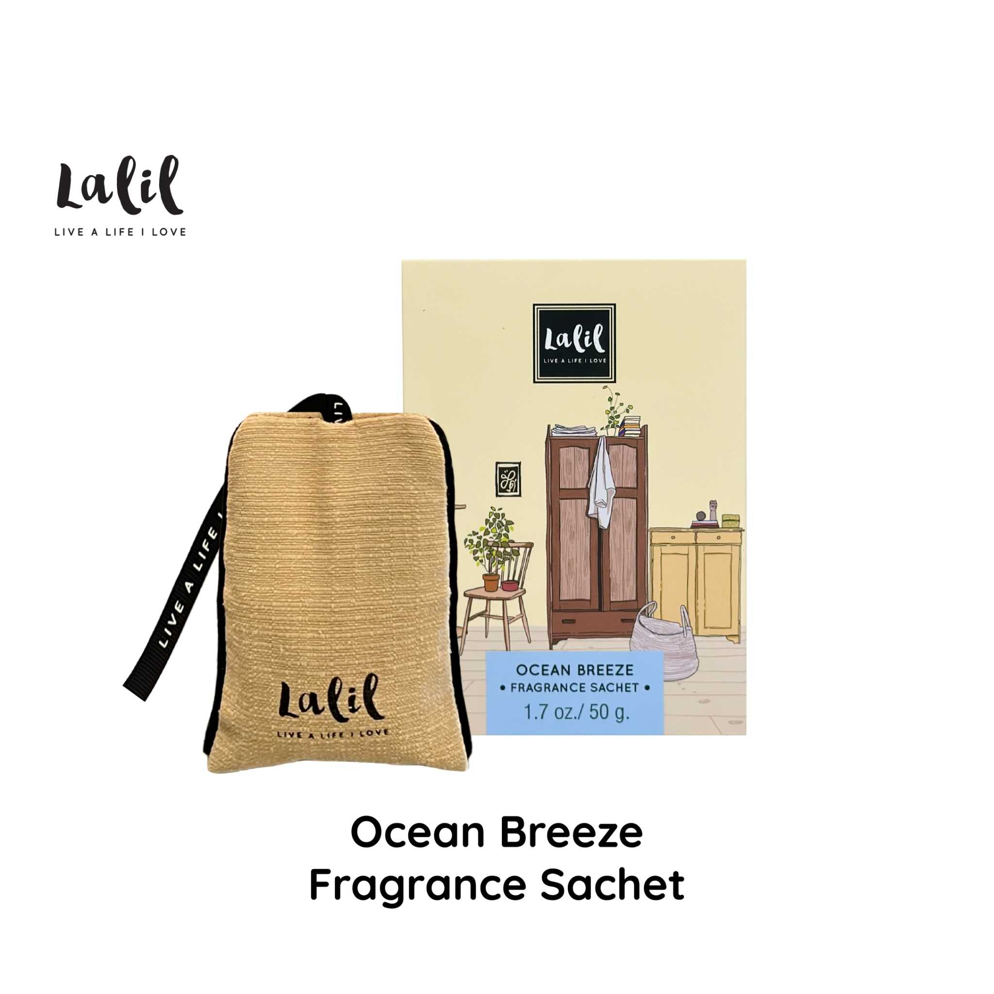 (New Arrival) Lalil Ocean Breeze Fragrance Sachet 50g
