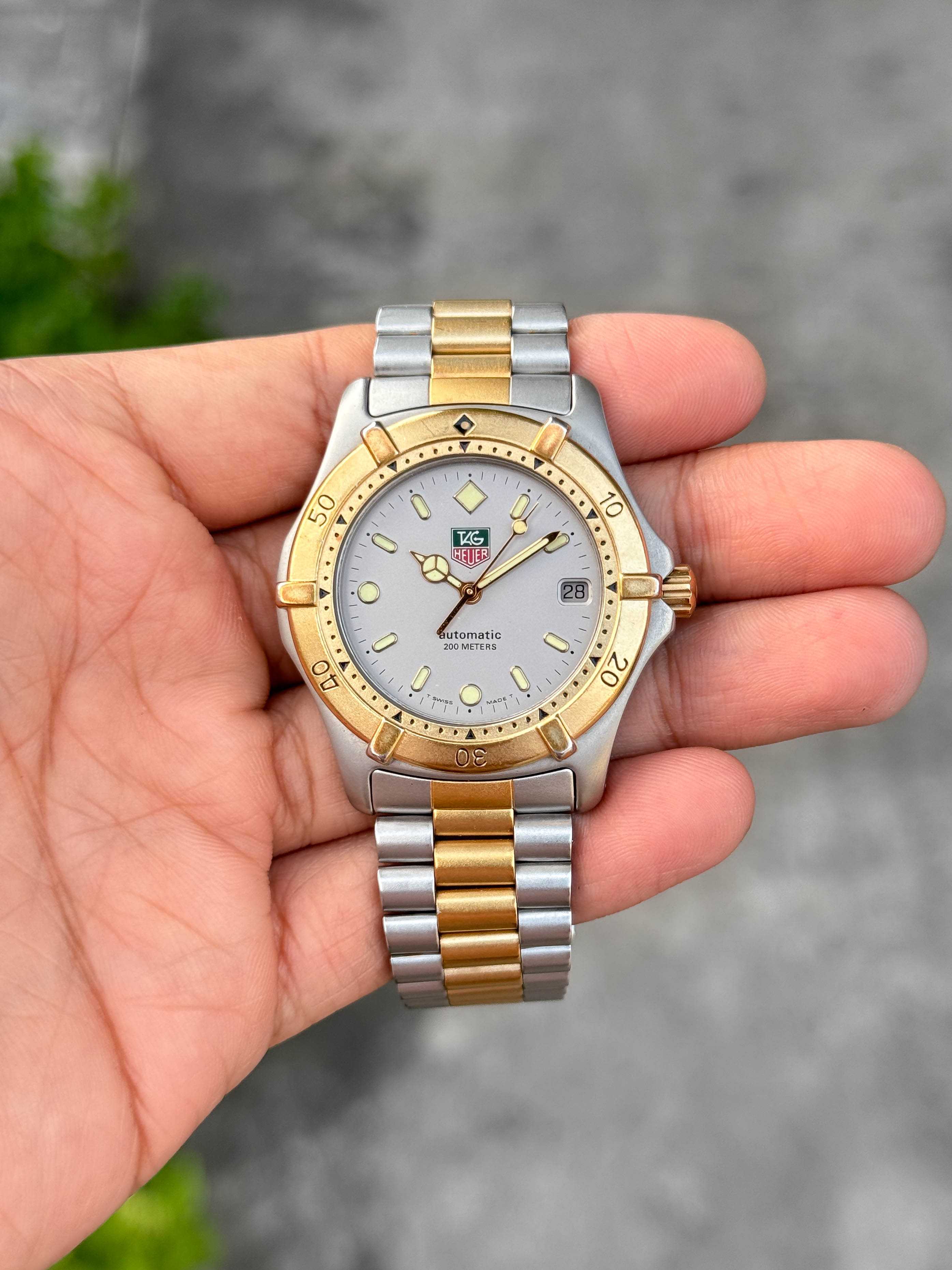 Tag Heuer S2000 Classic 2tone King Size Automatic หน้าเทา