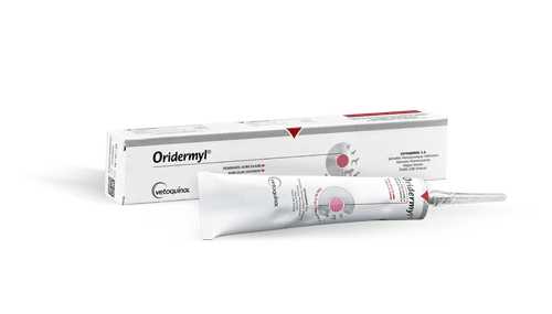 Oridermyl 10 g ยาหยอดฆ่าไรในหู เชื้อราและแบคทีเรียในช่องหู สามารถใช้ในสุนัขกับแมวได้