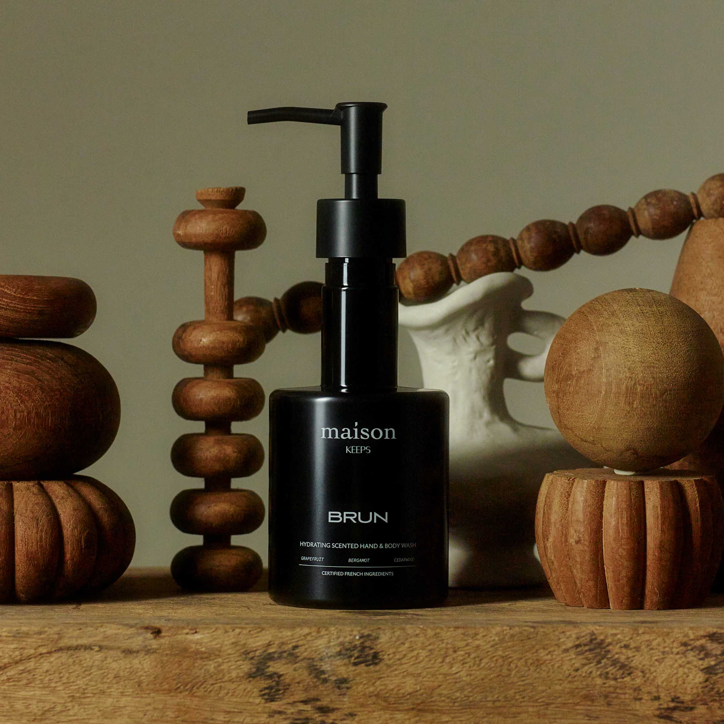 maison KEEPS Lifestyle | Hydrating Scented Hand & Body Wash| BRUN | 300 ml. สบู่เหลวล้างมือ อาบน้ำ
