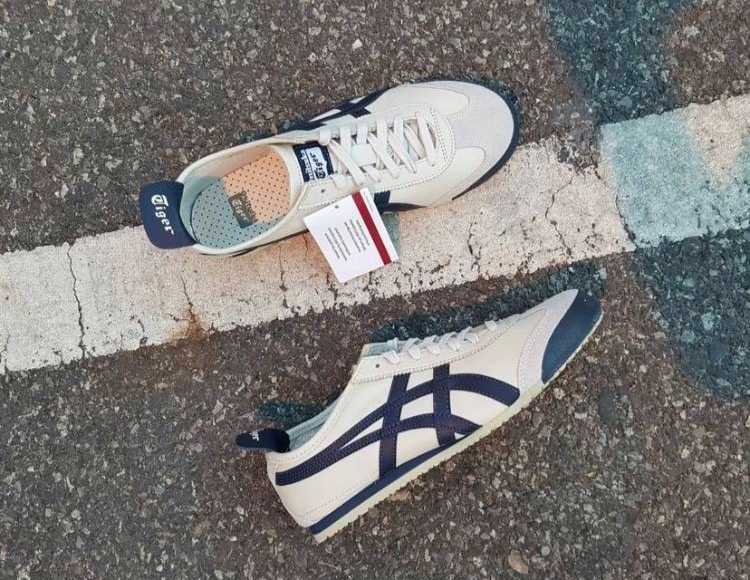 Asics onitsuka tiger mexico 66 birch indian ink latte best sale