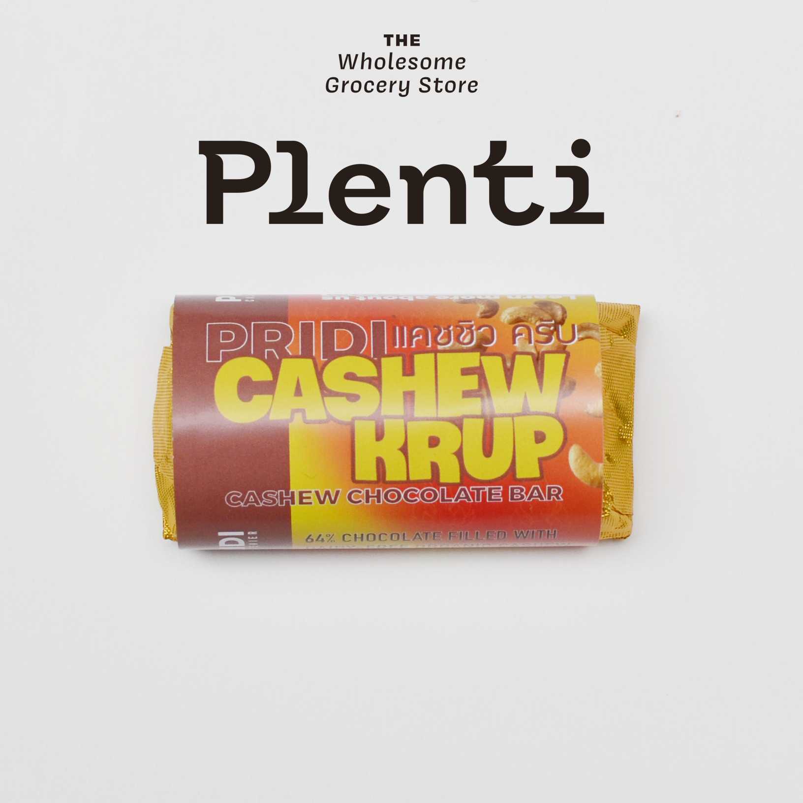PRIDI Cashew Krup Snackbar, 25g, individually wrapped