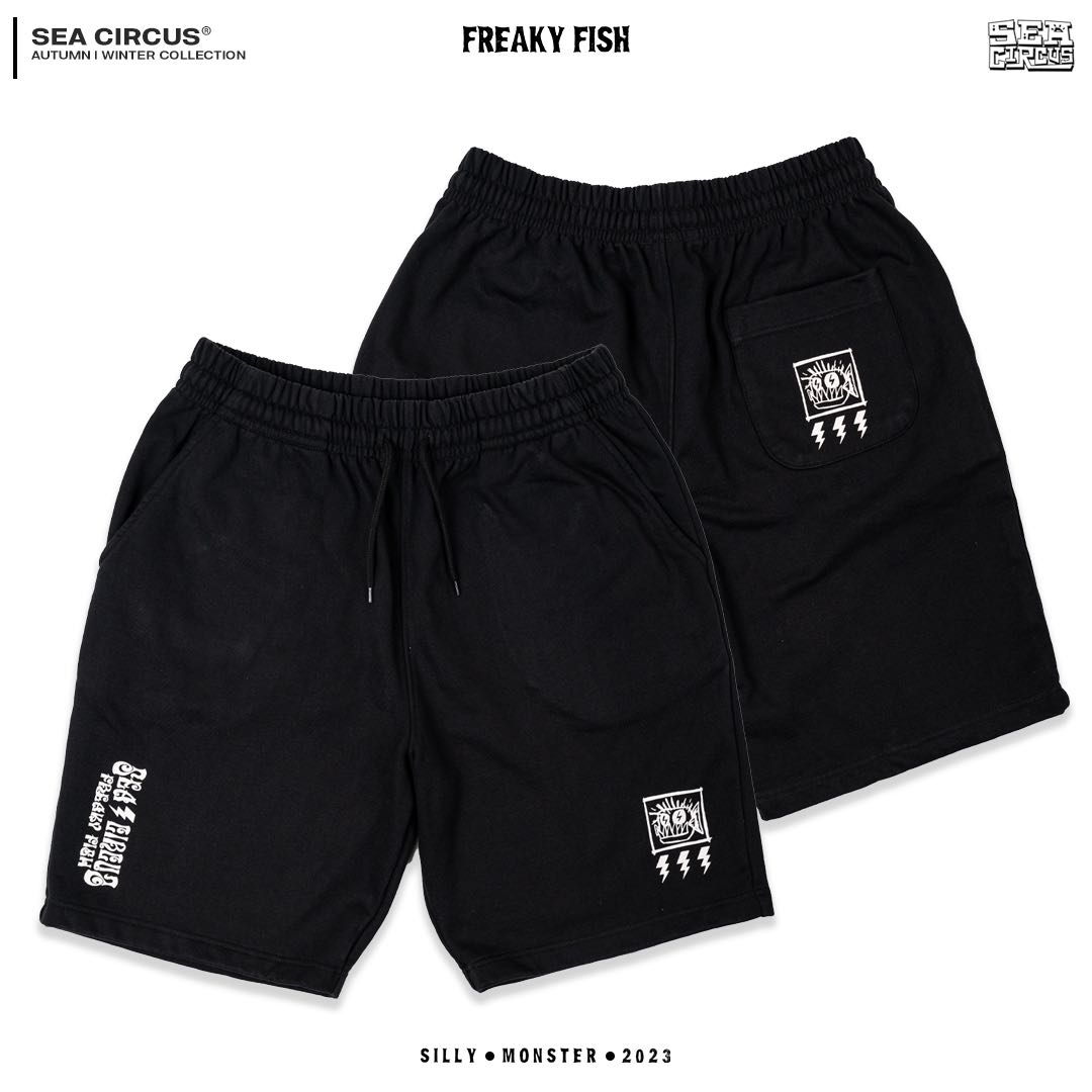 Freaky Fish Shorts Black