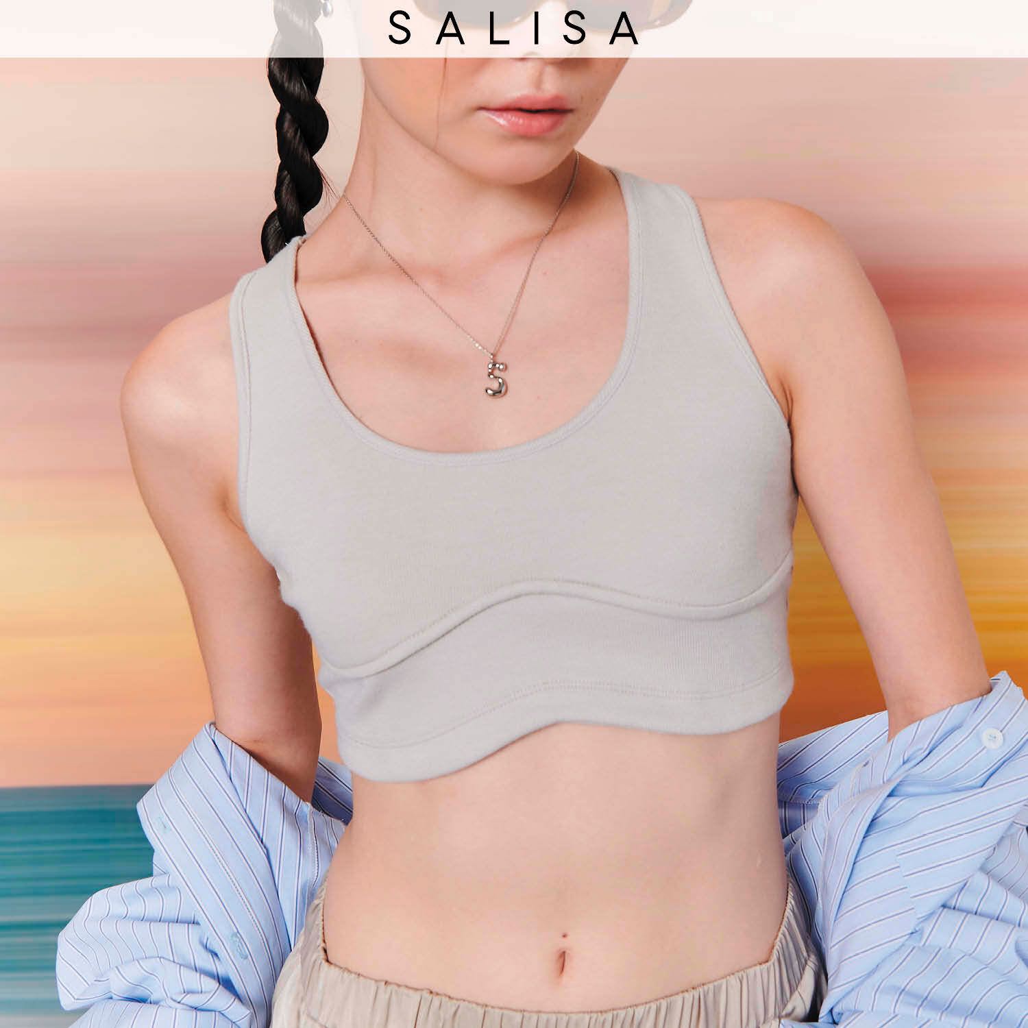 BRALETTE FW23 Curve Hem Light Grey