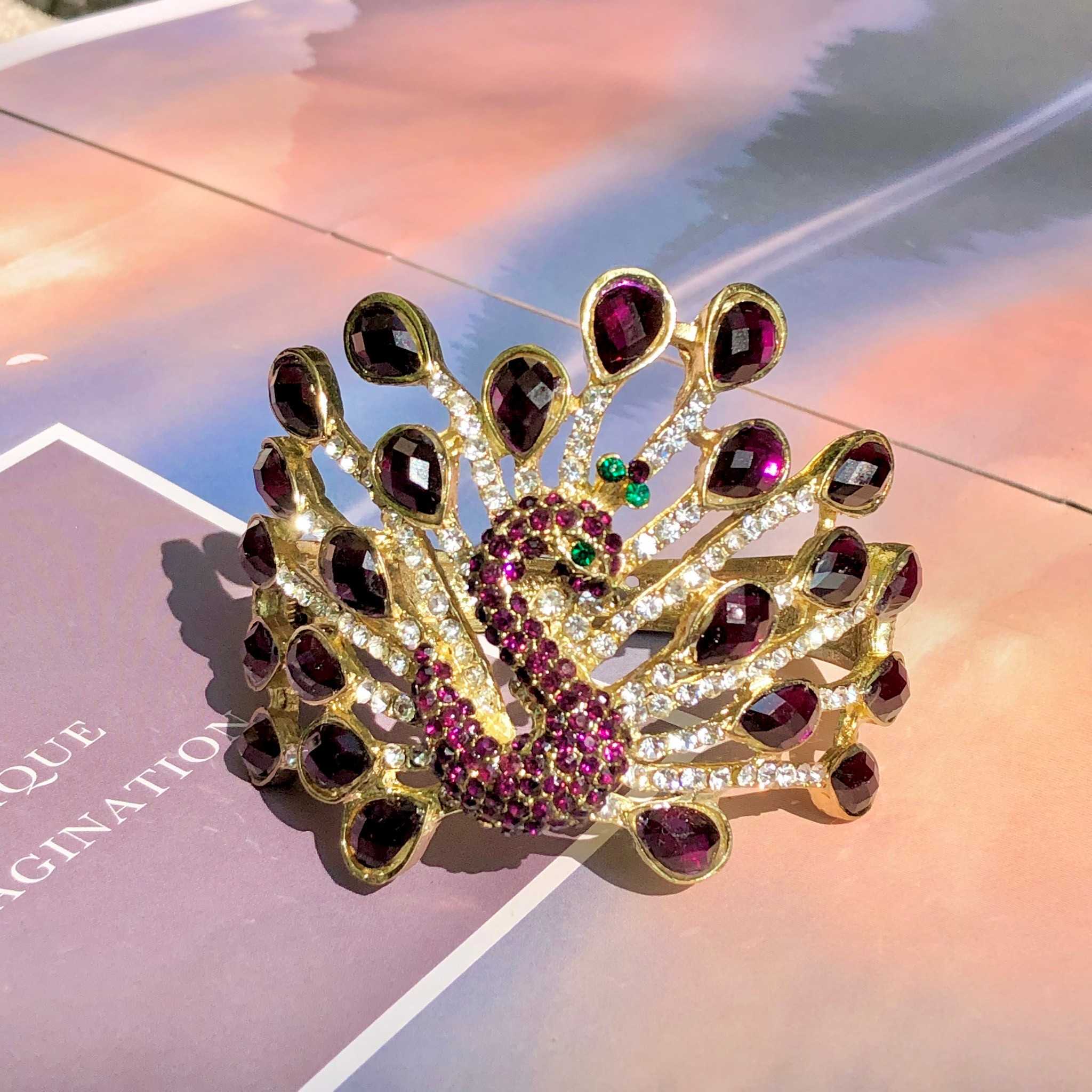 Vintage Magnificent Peacock Bracelet 💜🦚🫧 กำไลข้อมือวินเทจนกยุงรำแพน