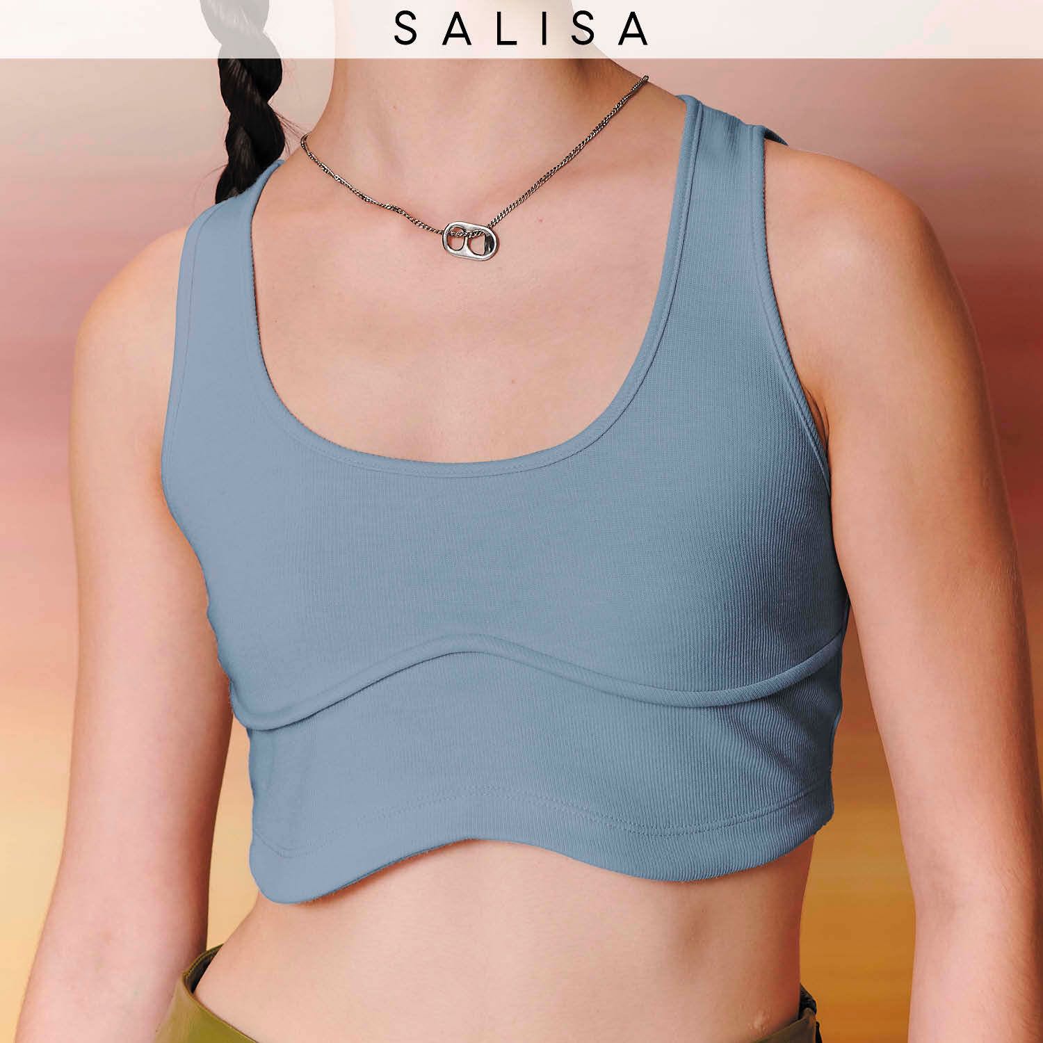 BRALETTE FW23 Curve Hem Denim