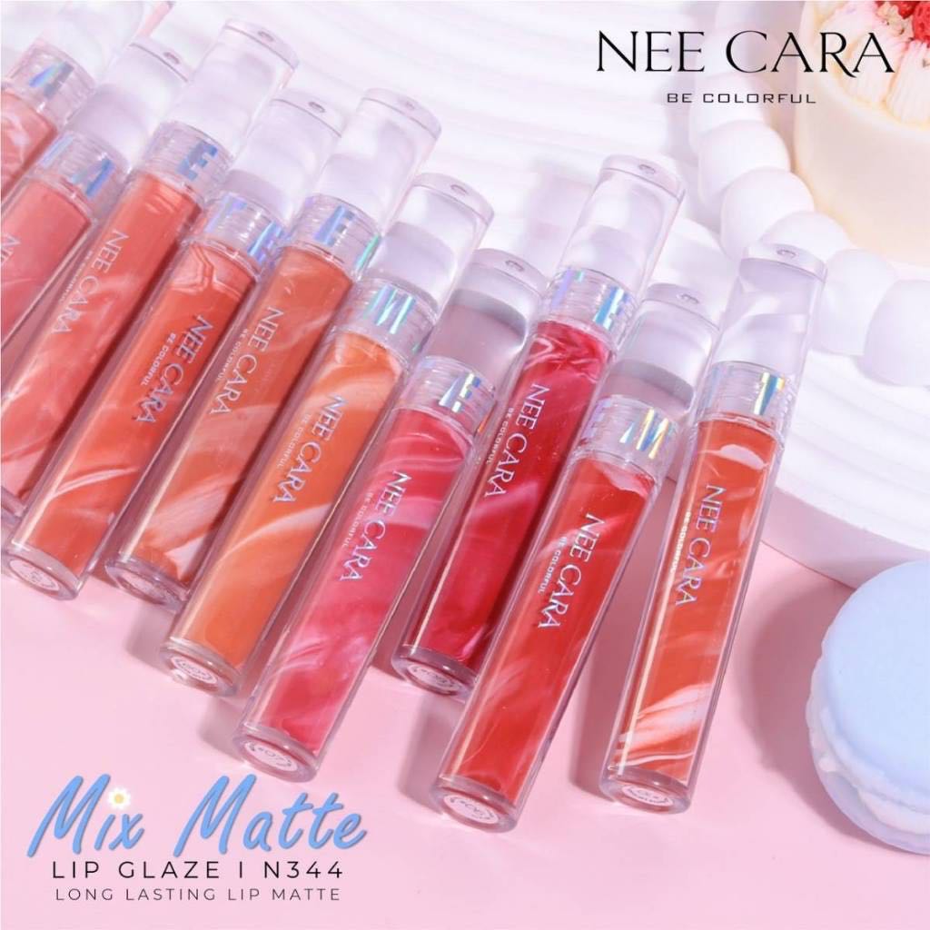 NEE CARA Mix Matte​ Lip Glaze ลิปแมทติดทนสวยฟุ้ง