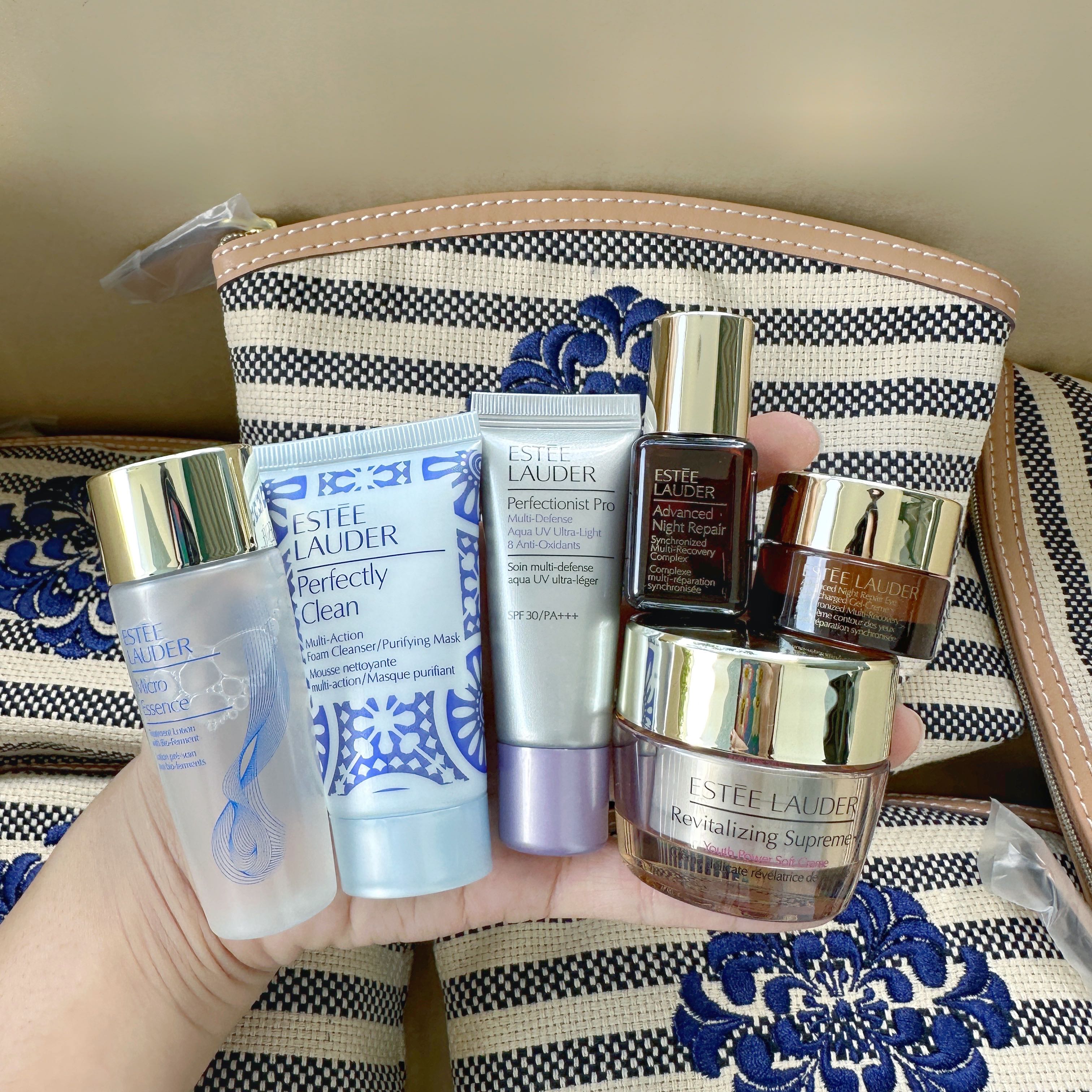 Estee Lauder Bag Set 6pcs. (เซ็ทกระเป๋าสาน)