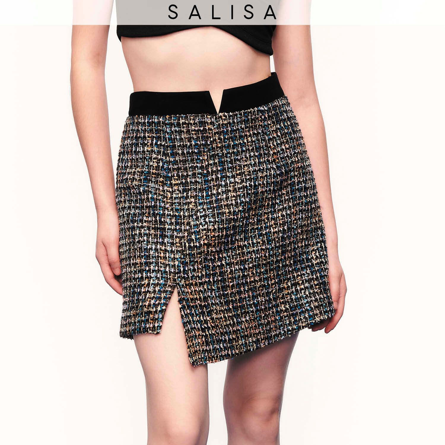 SKIRT TWEED High Waist