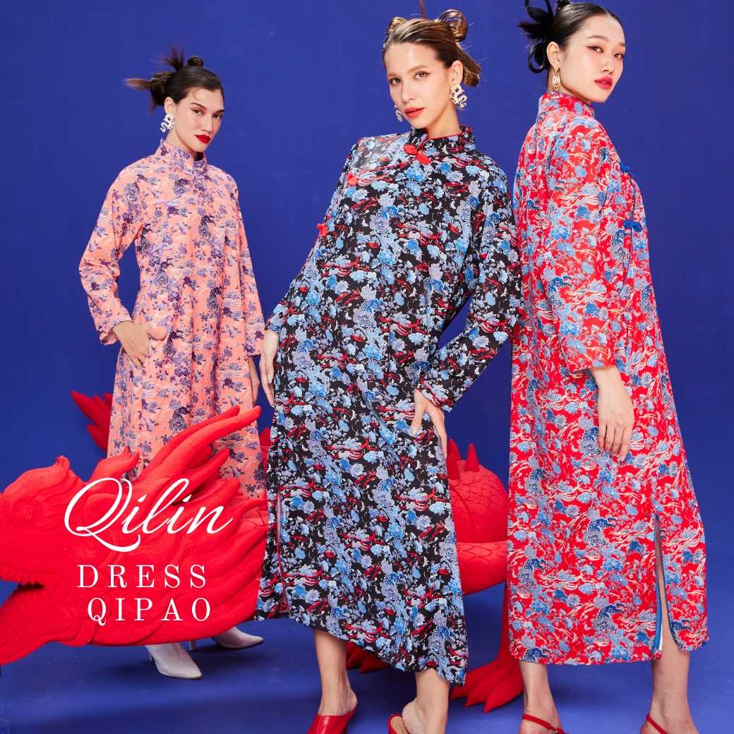 Dress Qipao Qilin