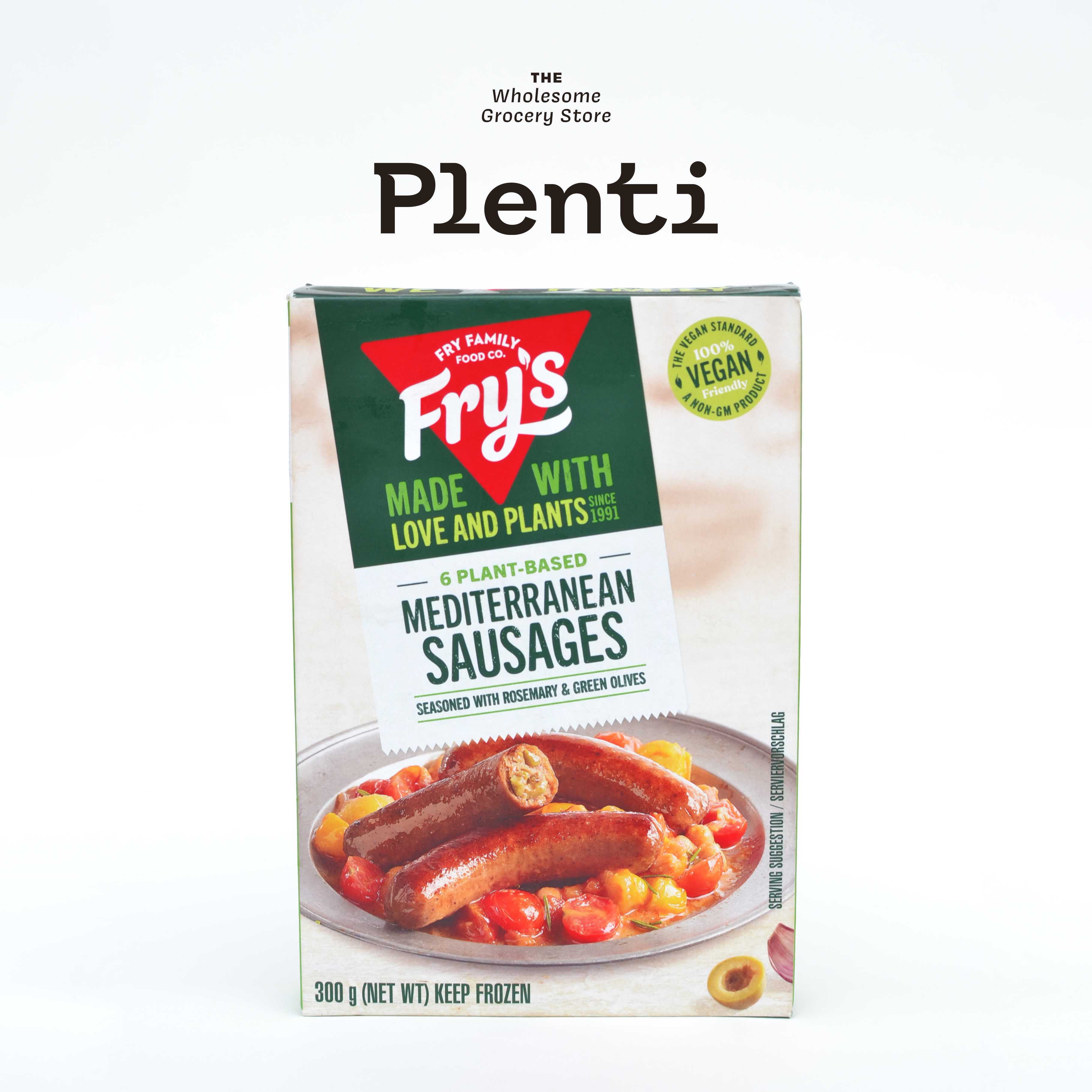 Plant Based Mediterranean Sausages FRY'S | ไส้กรอกเมดิเตอร์เรเนียนมังสวีรัติ