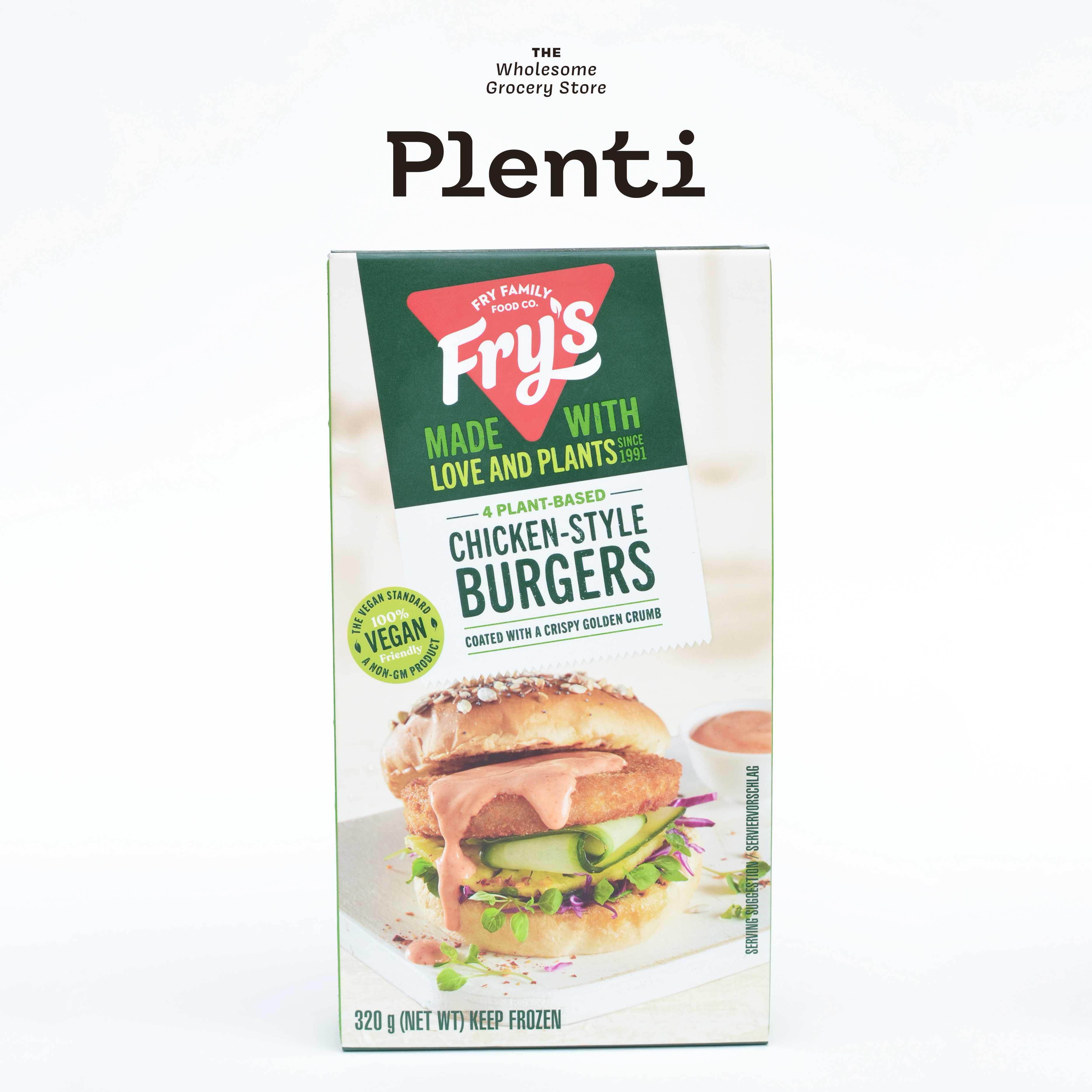 Plant Based Chicken Style Burgers FRY'S | เบอร์เกอร์ไก่สไตล์มังสวิรัติ