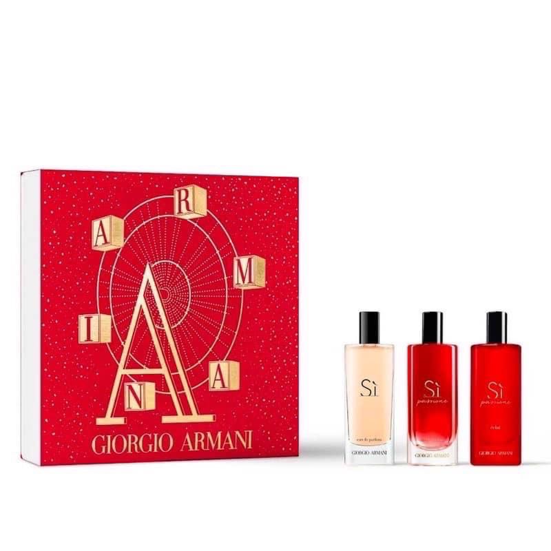 เซตของขวัญ Giorgio Armani Beauty Si Women's Fragrance 3-Piece Discovery Sampler Gift Set