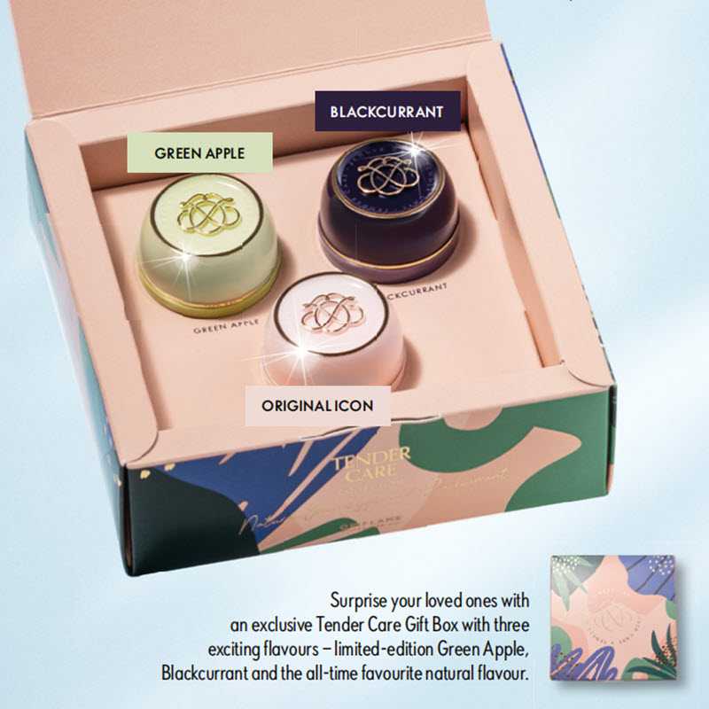 ออริเฟลม 40682 TENDER CARE คอลเลกชัน ธรรมชาติ แอปเปิ้ลเขียว และแบล็คเคอร์แรนท์ Brand : ORIFLAME
