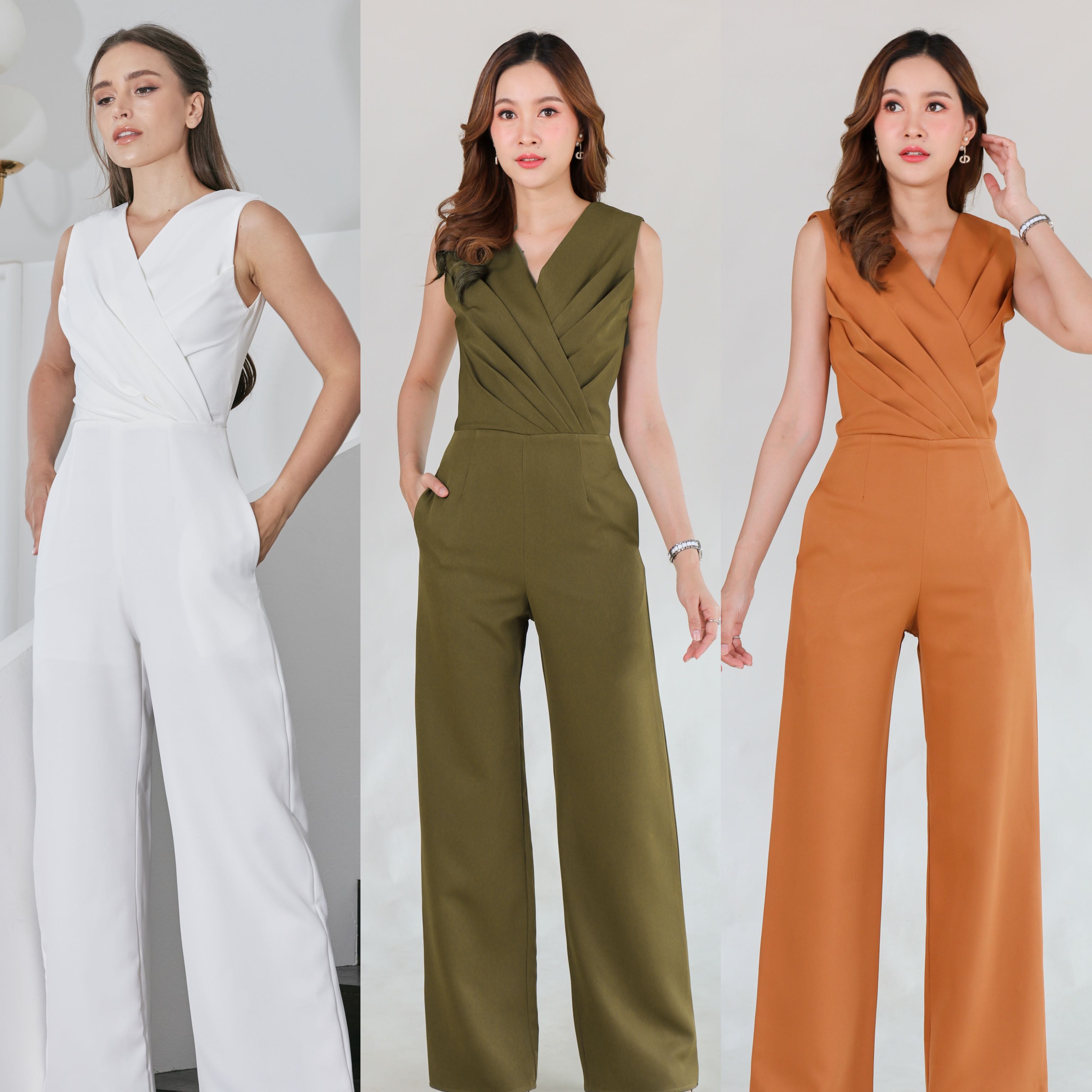 (พร้อมส่ง) Precika Jumpsuit