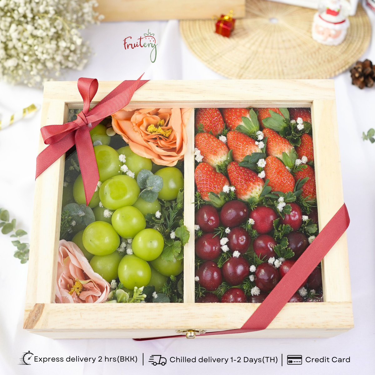 WX22 Berry & Grape Wood gift box
