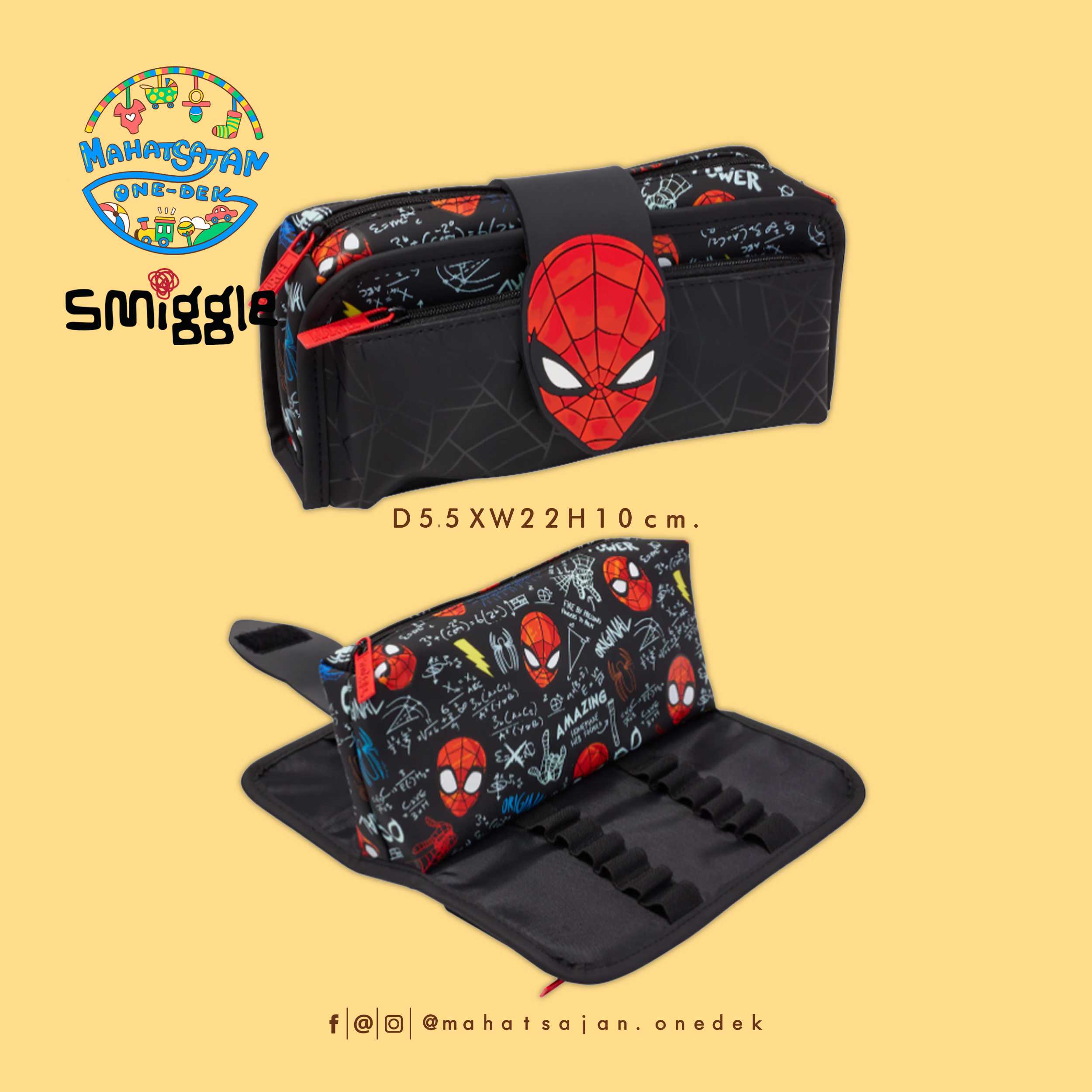 Spider-Man Utility Pencil Case กระเป๋าใส่เครื่องเขียน สไปเดอร์แมน