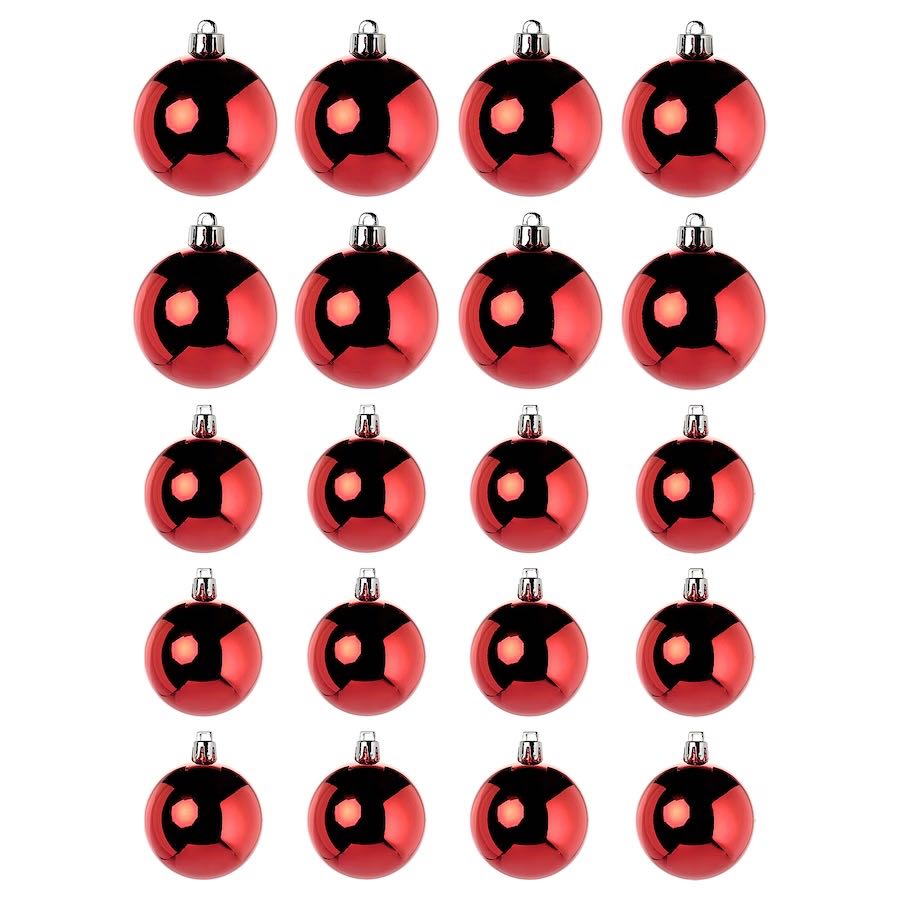 Decoration bauble, set of 20