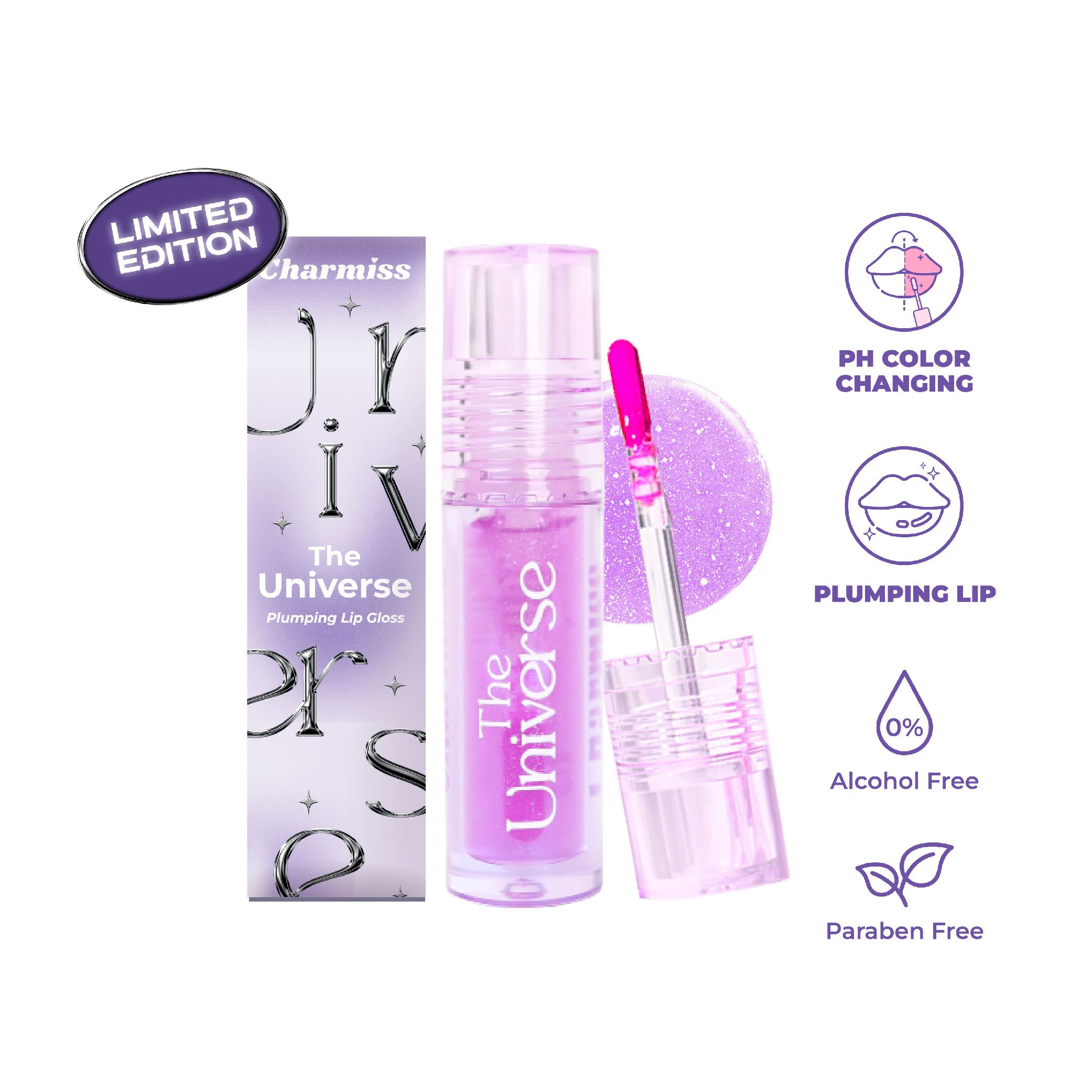 Charmiss The Universe Plumping Lip Gloss (LimitedEdition) กลอสม่วงเปลี่ยนสี