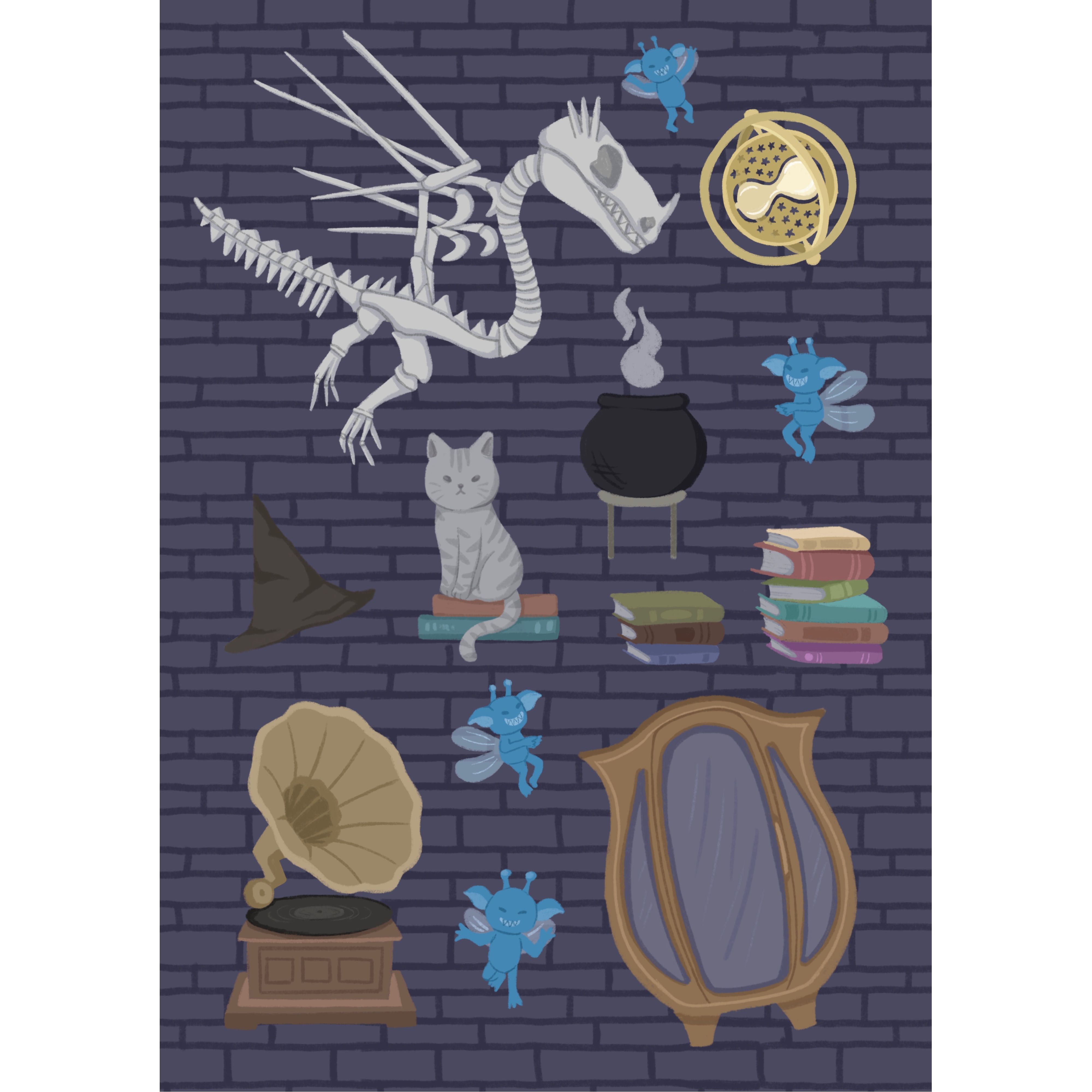 Hogwarts  Stickerr Harry potter fanmade