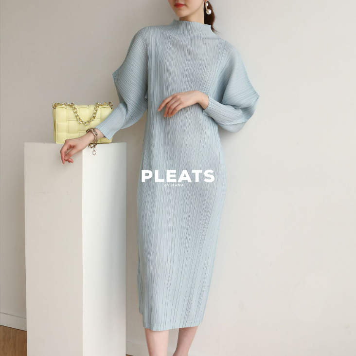 PLEATS DRESS - D096