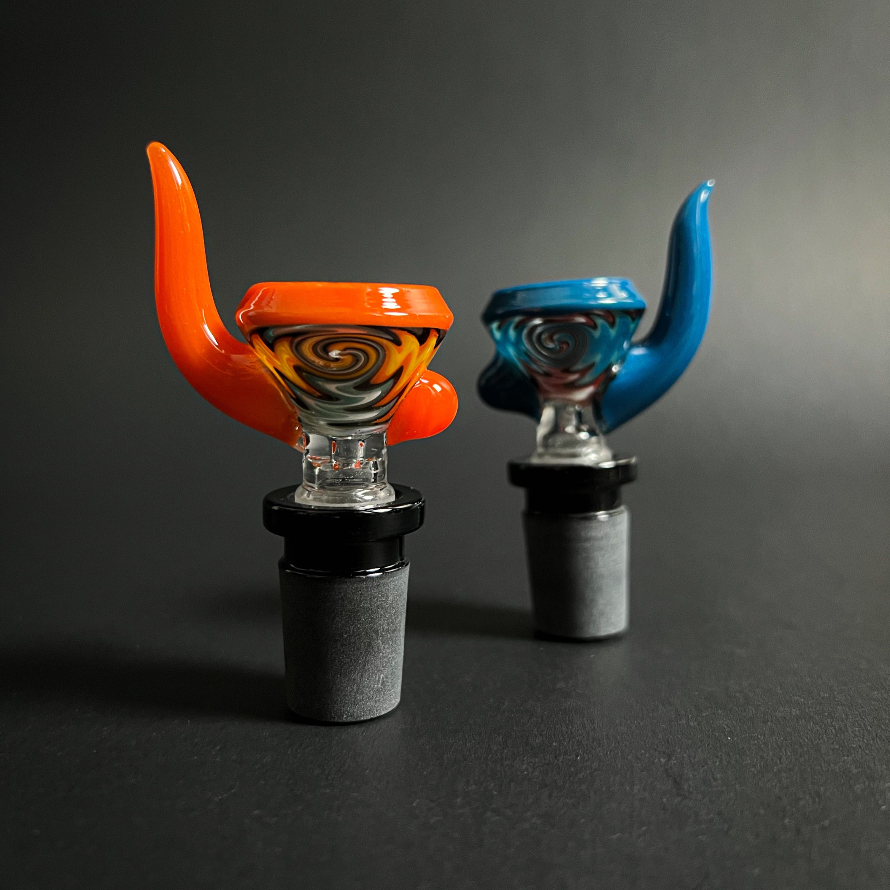 (14 mm) Colorful American Northstar Glass Rod Bowl 