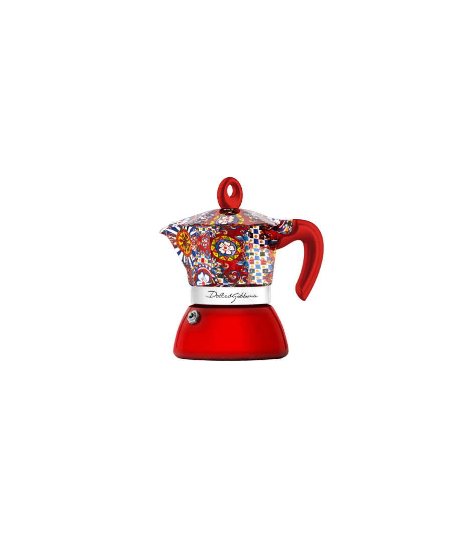 Pre -order Bialetti x Dolce&Gabbana Carretto Siciliano Moka Induction 2 Cups [BL-0005337]