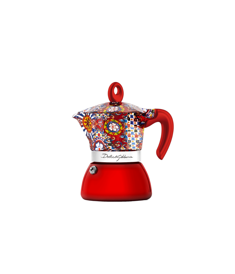 Pre -order Bialetti x Dolce&Gabbana Carretto Siciliano Moka Induction 4 Cups [BL-0005339]