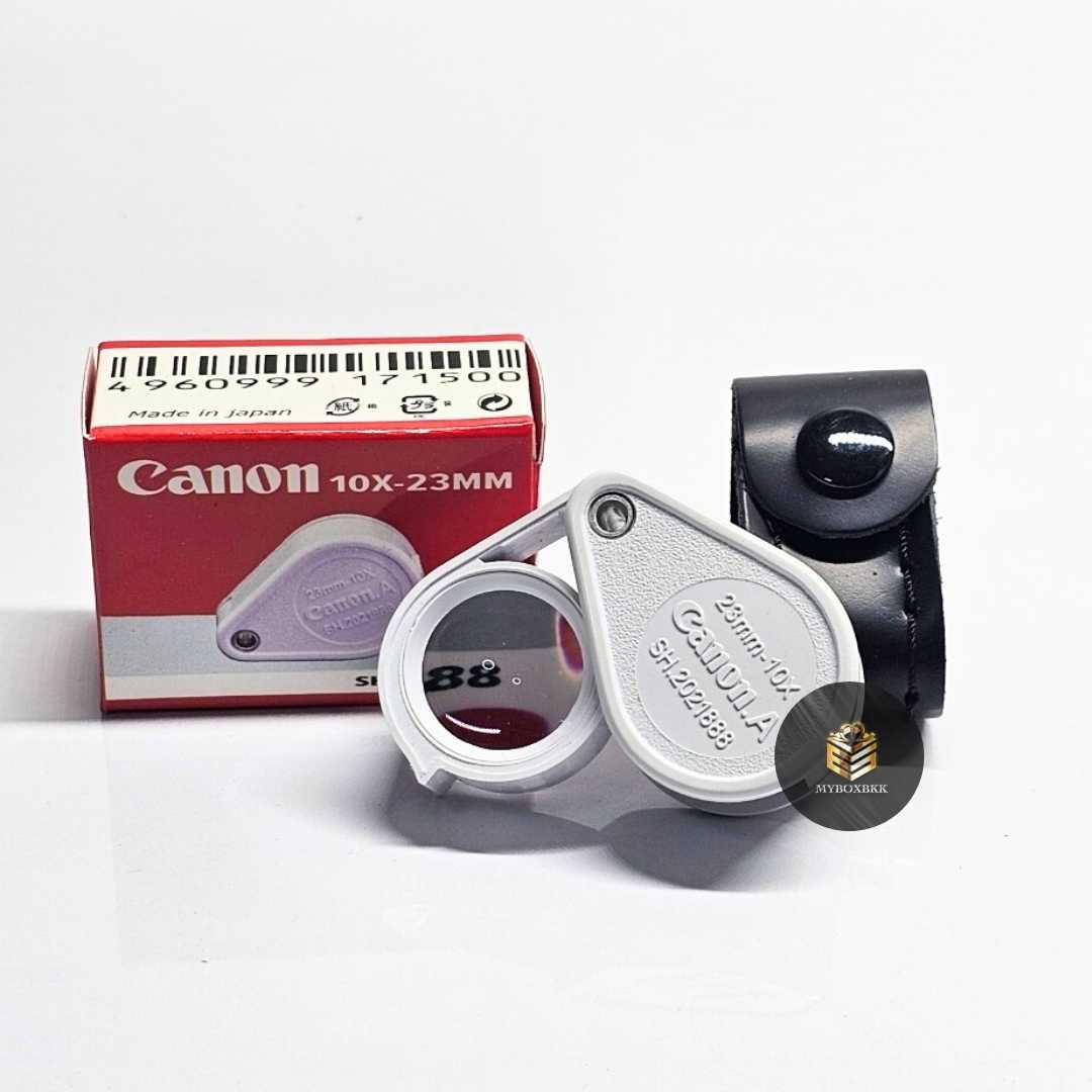 กล้องส่องพระ/ส่องเพชรพลอย Canon 10x23mm บอดี้พลาสติกเน้นส่องนานๆสบายตา