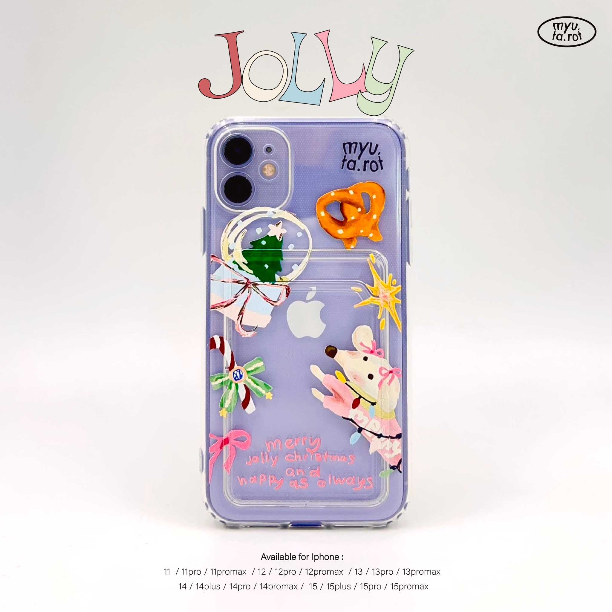 iPhone case with card holder - Jolly