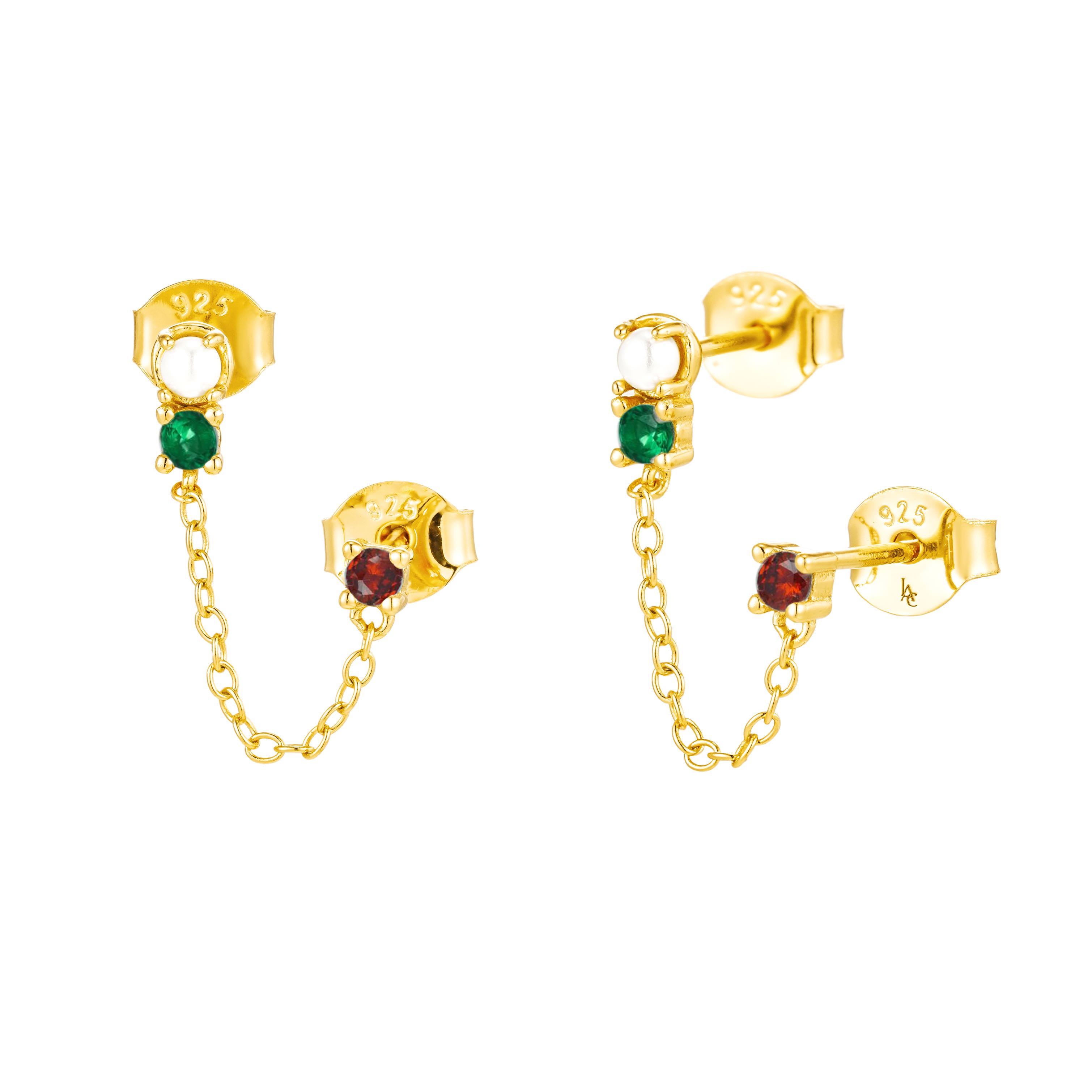 Eve Double Earrings 🎄