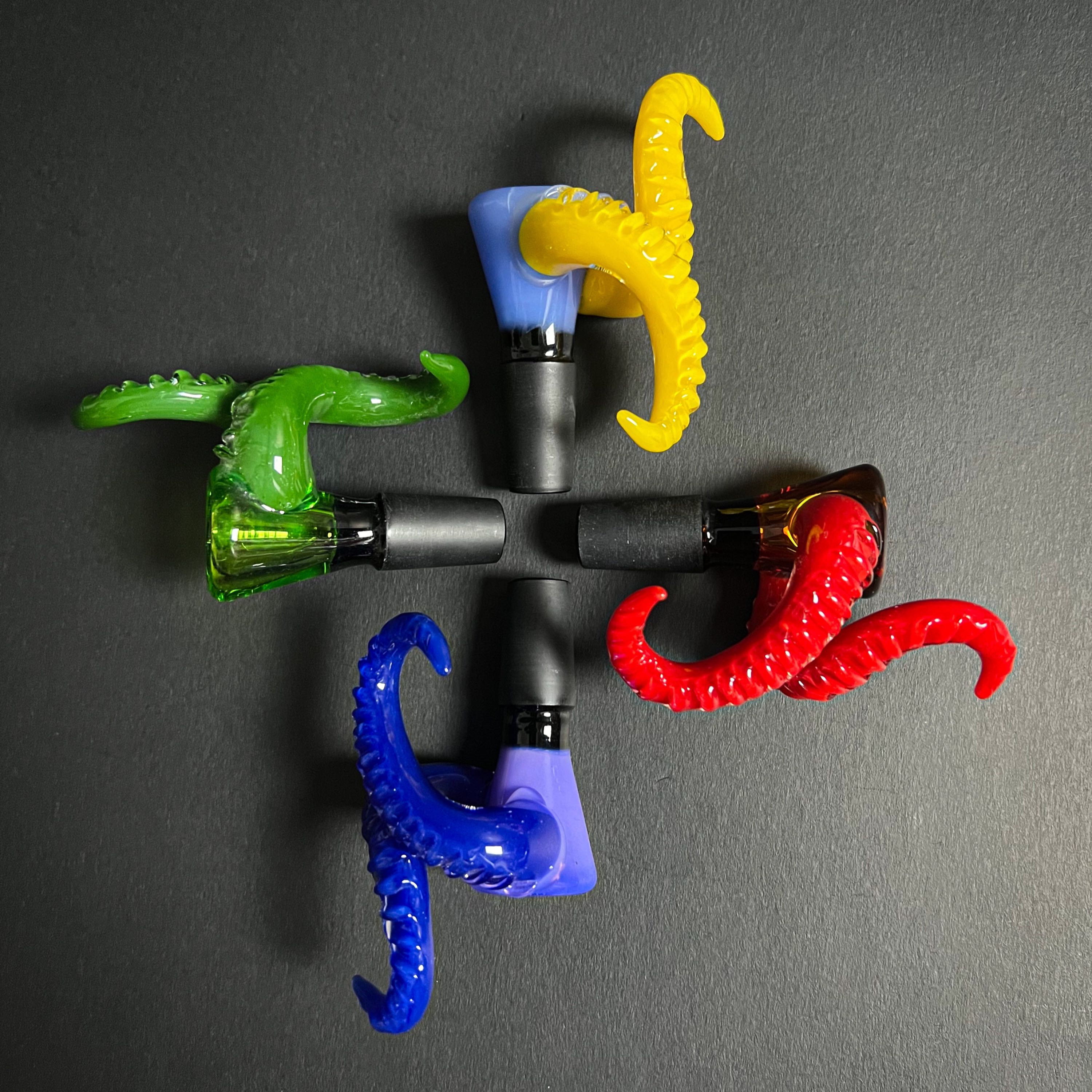 (14 mm) Demonic Horns Bowl Made with American Northstar Glass Rod