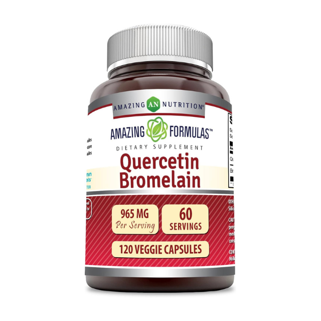 Quercetin 800 Mg with Bromelain 165 Mg, 120 Vcaps / เควอร์ซิติน