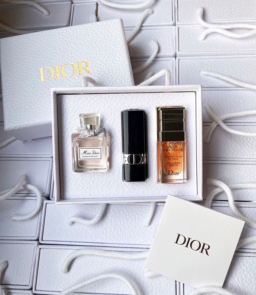 Dior Prestige Serum, Lipstick and Miss Dior Miniatures Gift Set