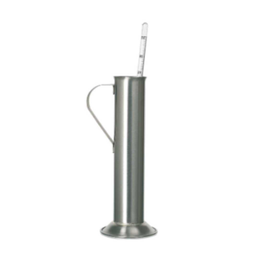 250112 STAINLESS STEEL HOLDER FOR SYRUP DENSITY METER HEIGHT 17.5 CM