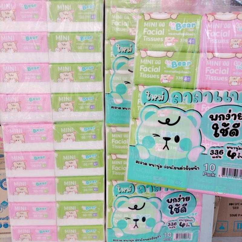ลัง10แพค ทิชชู่เช็ดหน้า ลาลาแบร์ ป๊อปอัพ By Kuma